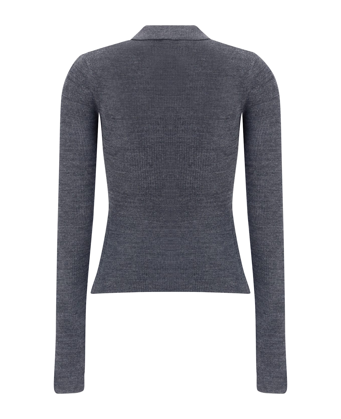 Ganni Print Polo Sweater - MULTICOLOUR