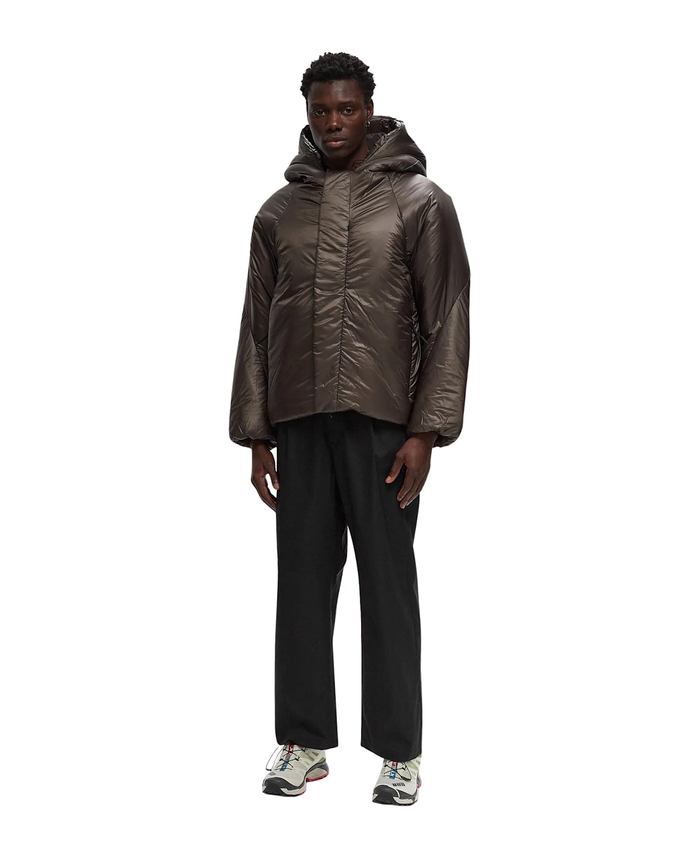 Goldwin Cloud Helicoid Parka - Jet Brown