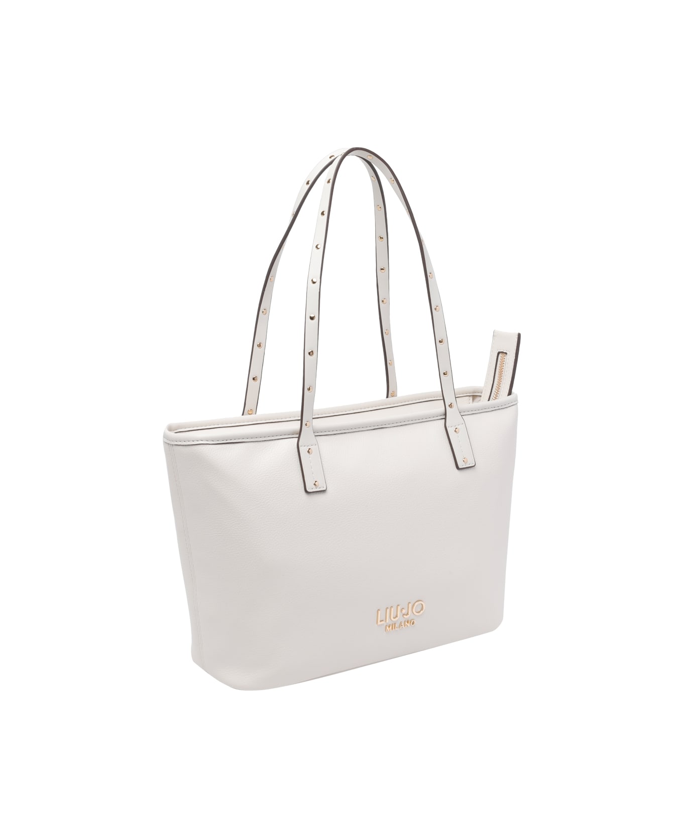 Liu-Jo Logo Tote Bag - White