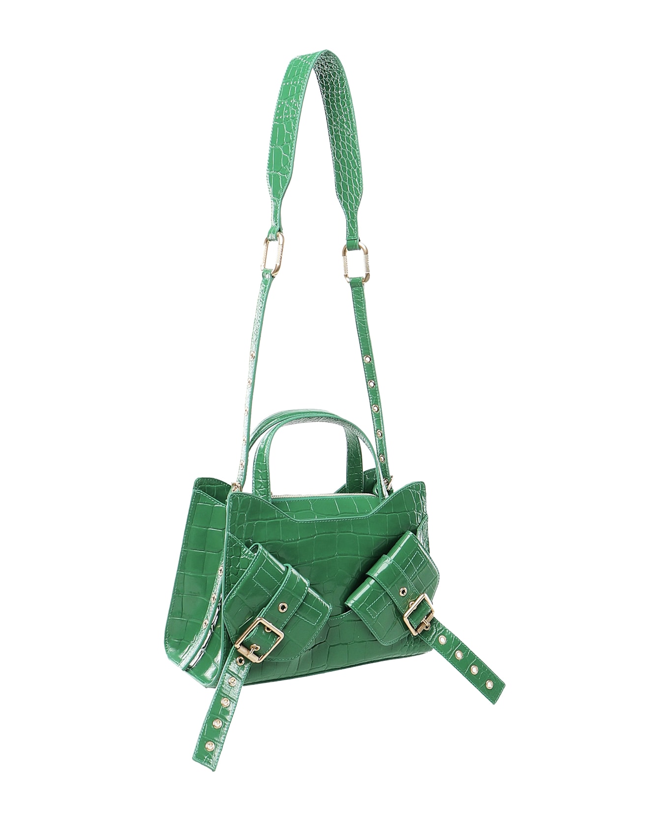 Biasia Y2k.003 Crossbody Bag In Cowskin - Green