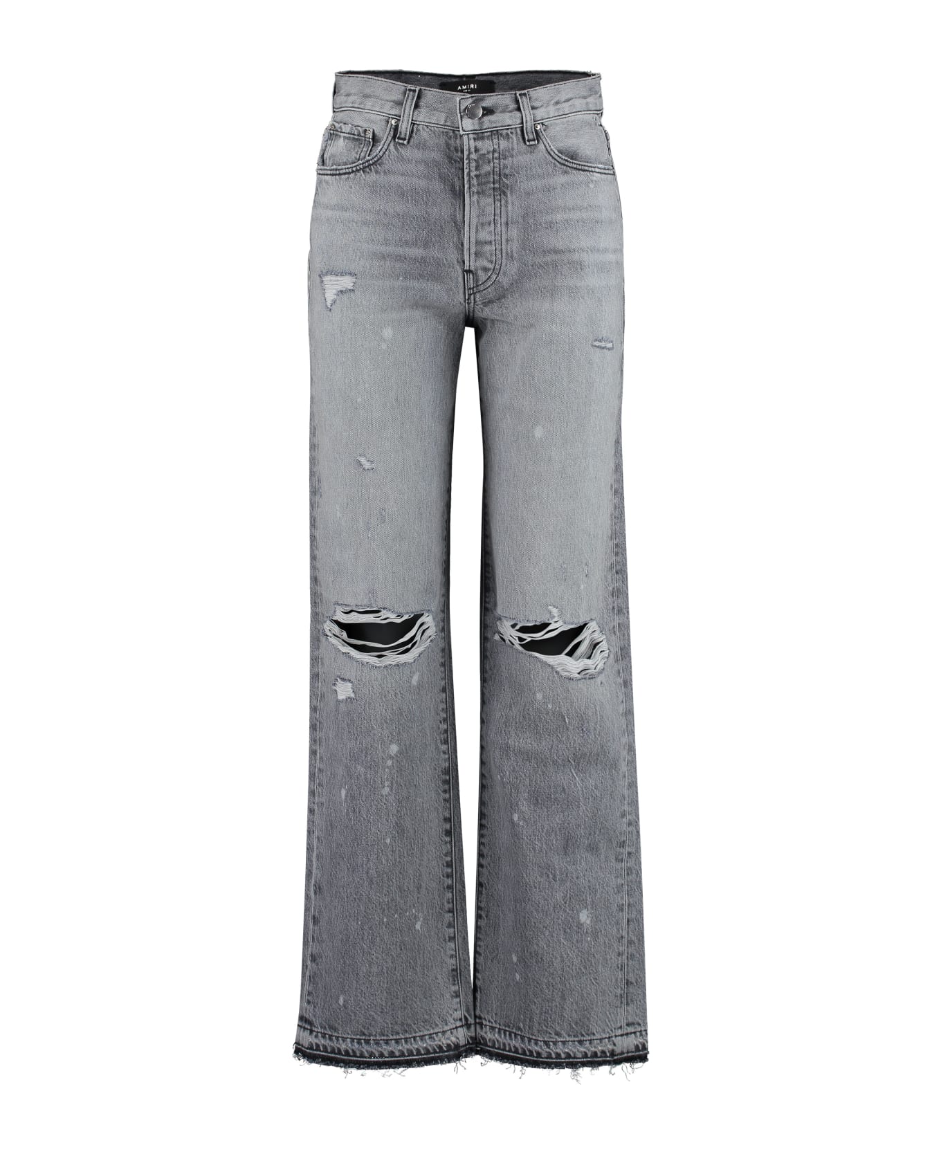 AMIRI 5-pocket Straight-leg Jeans - grey