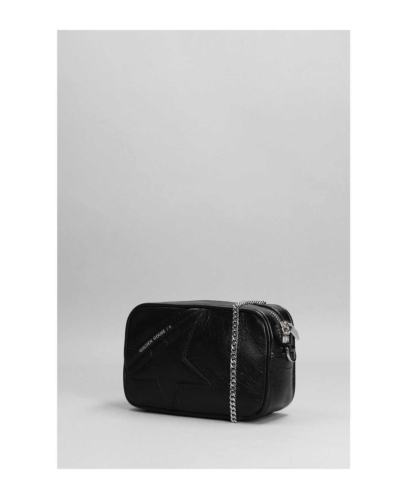 Golden Goose Mini Star Bag Shoulder Bag In Black Leather - black