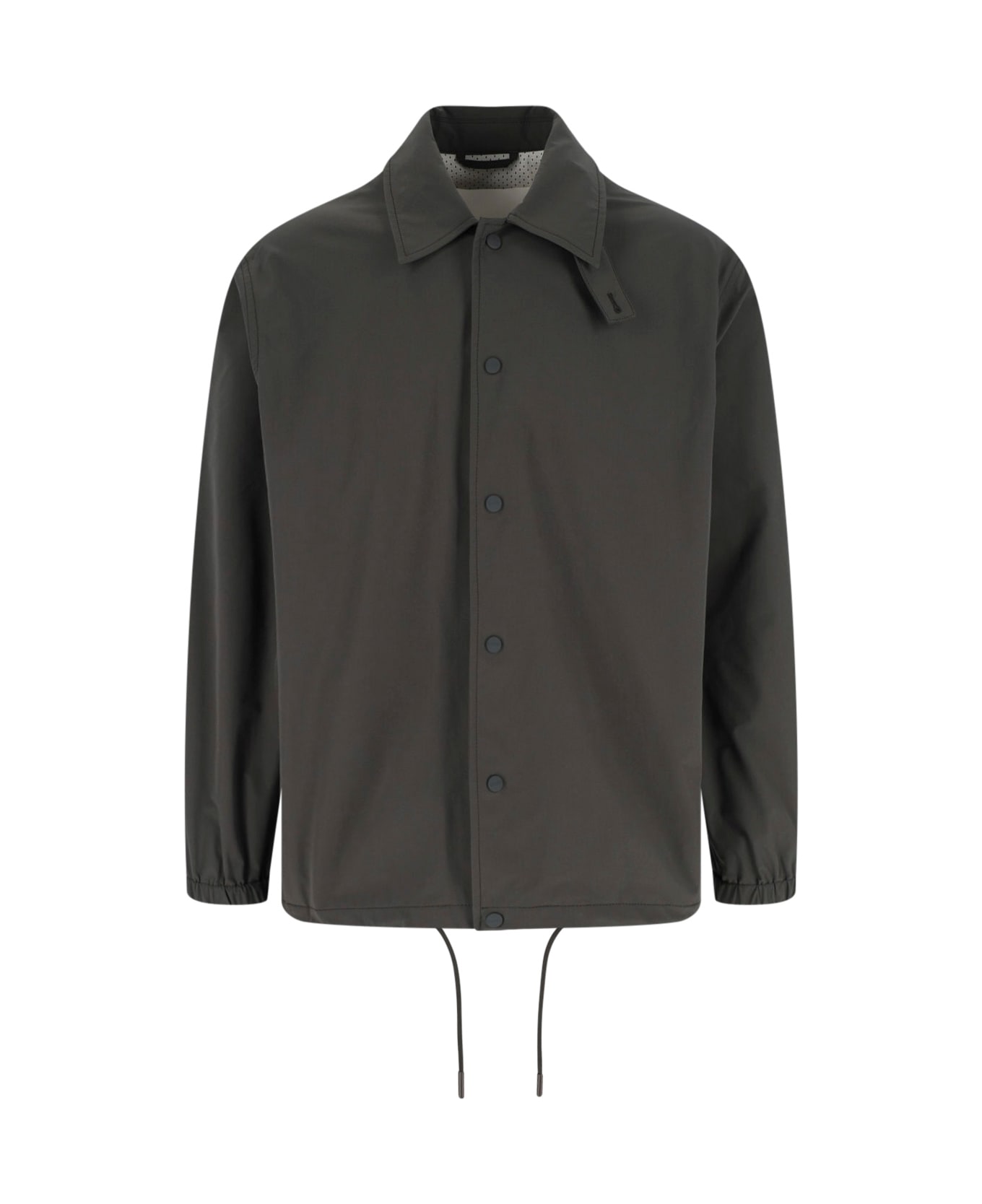 Closed Logo Shirt Jacket - Gray