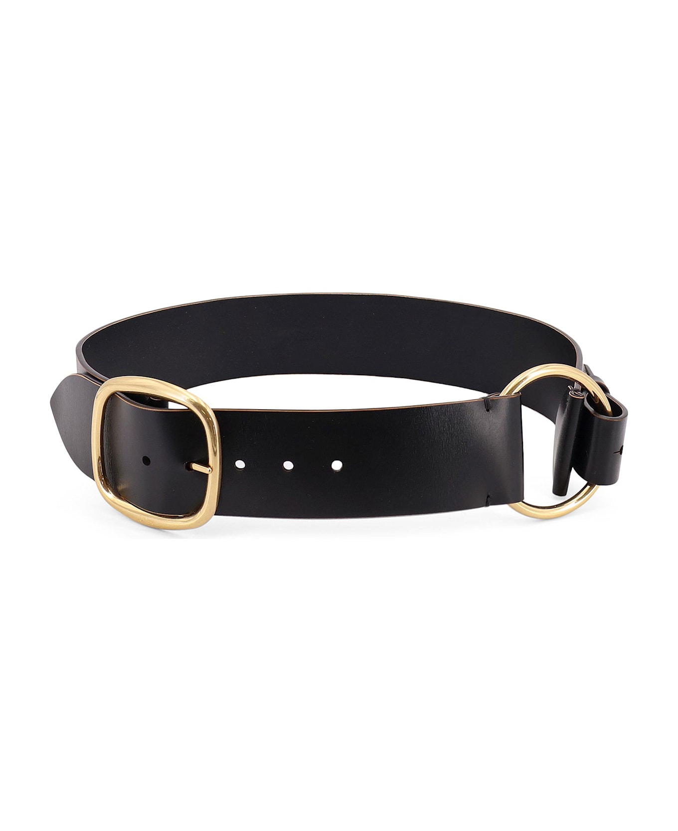 Chloé Anita Leather Belt - Black