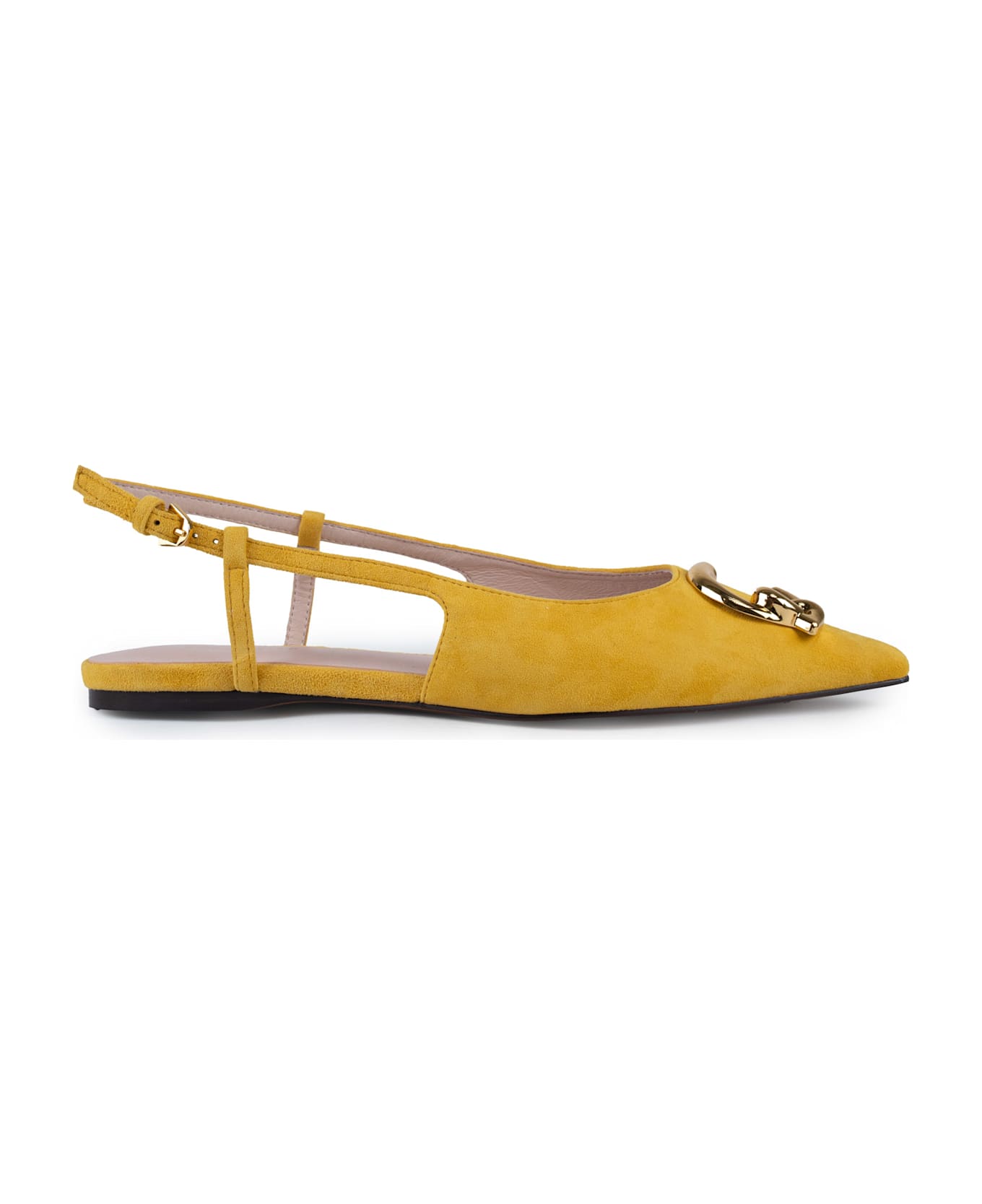 Coccinelle C-me Slingback Sandals In Suede - Soleado