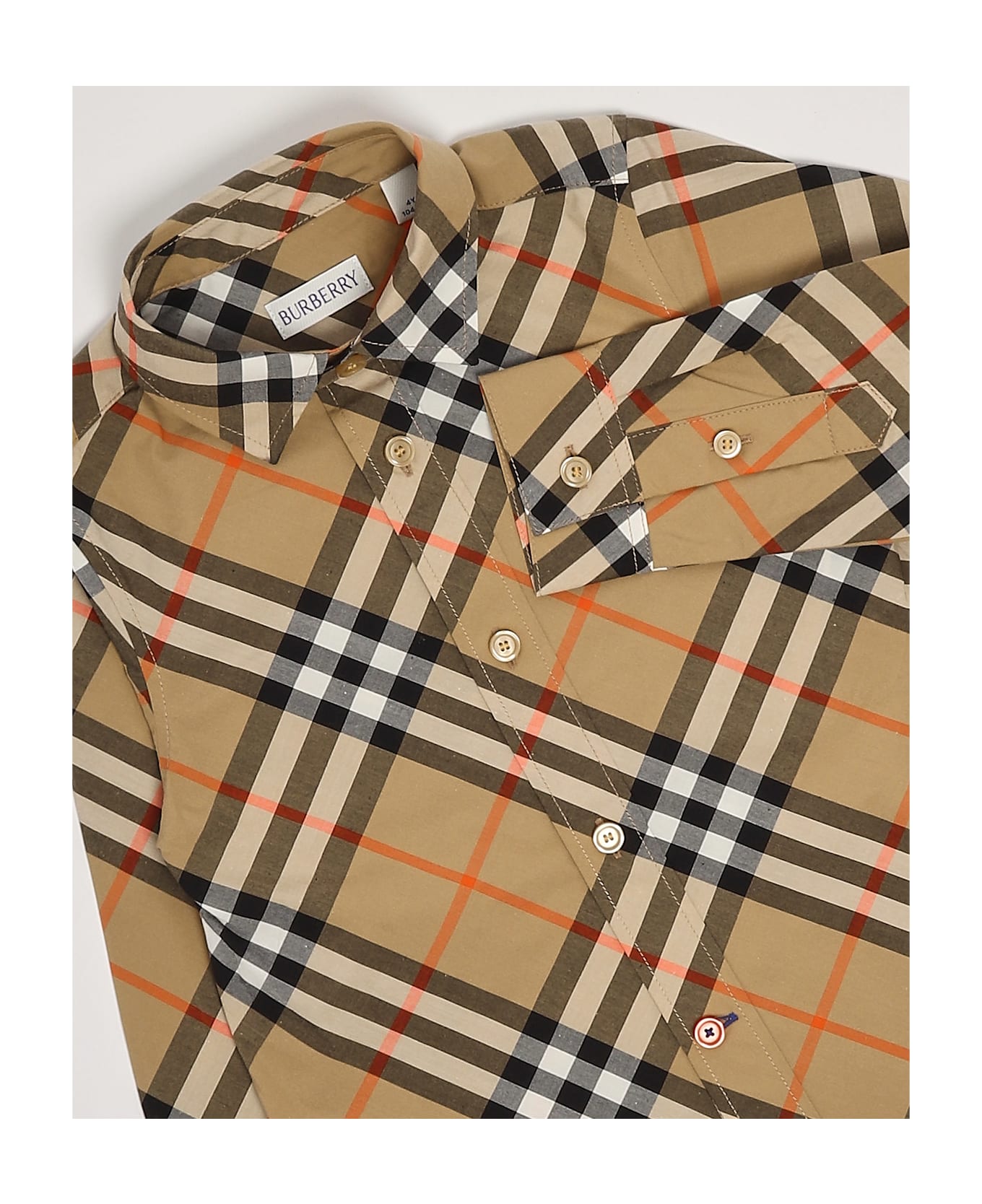 Burberry Owen Shirt Bermuda - CHECK BEIGE