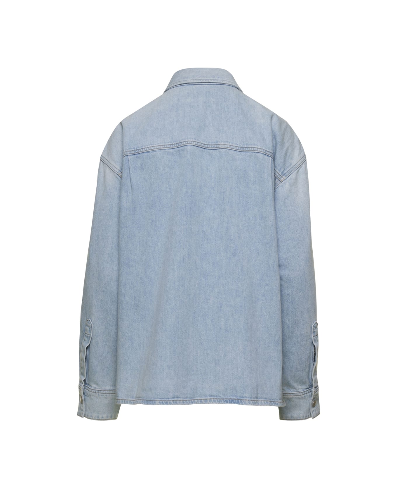 AGOLDE Gwen Slice Shirt In Tension - Light blue シャツ