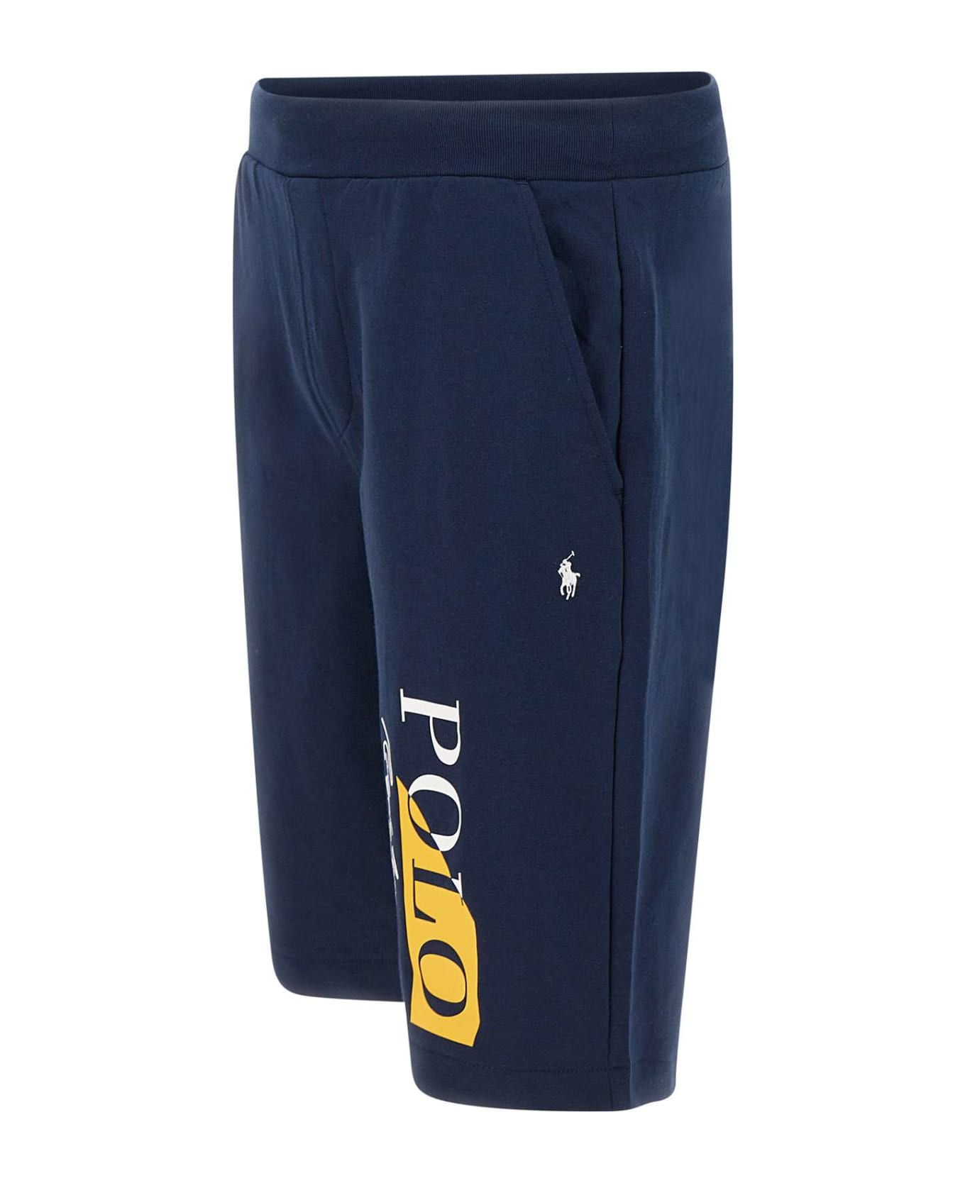 Polo Ralph Lauren Cotton Shorts - BLUE ショートパンツ