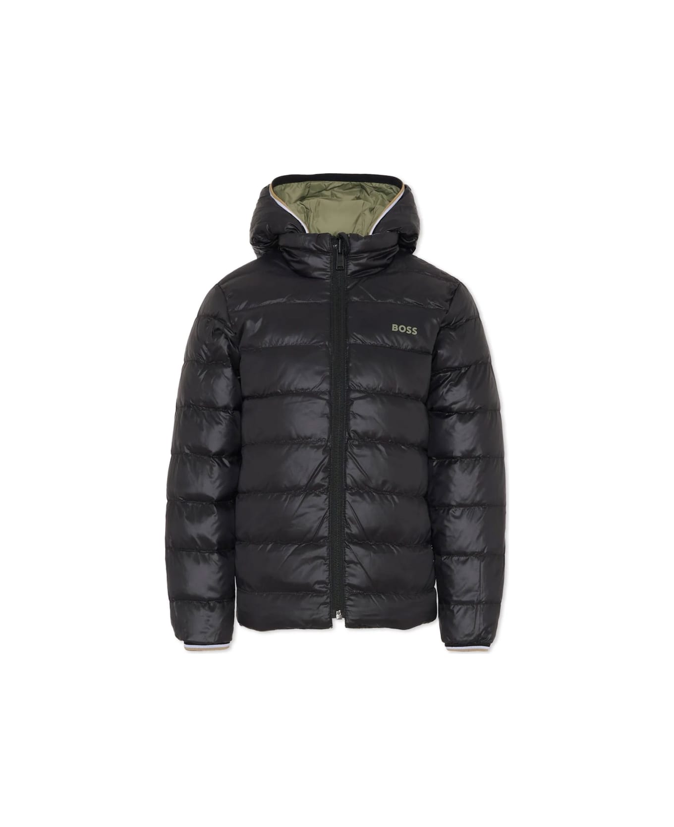 Hugo Boss Reversible Down Jacket - BROWN