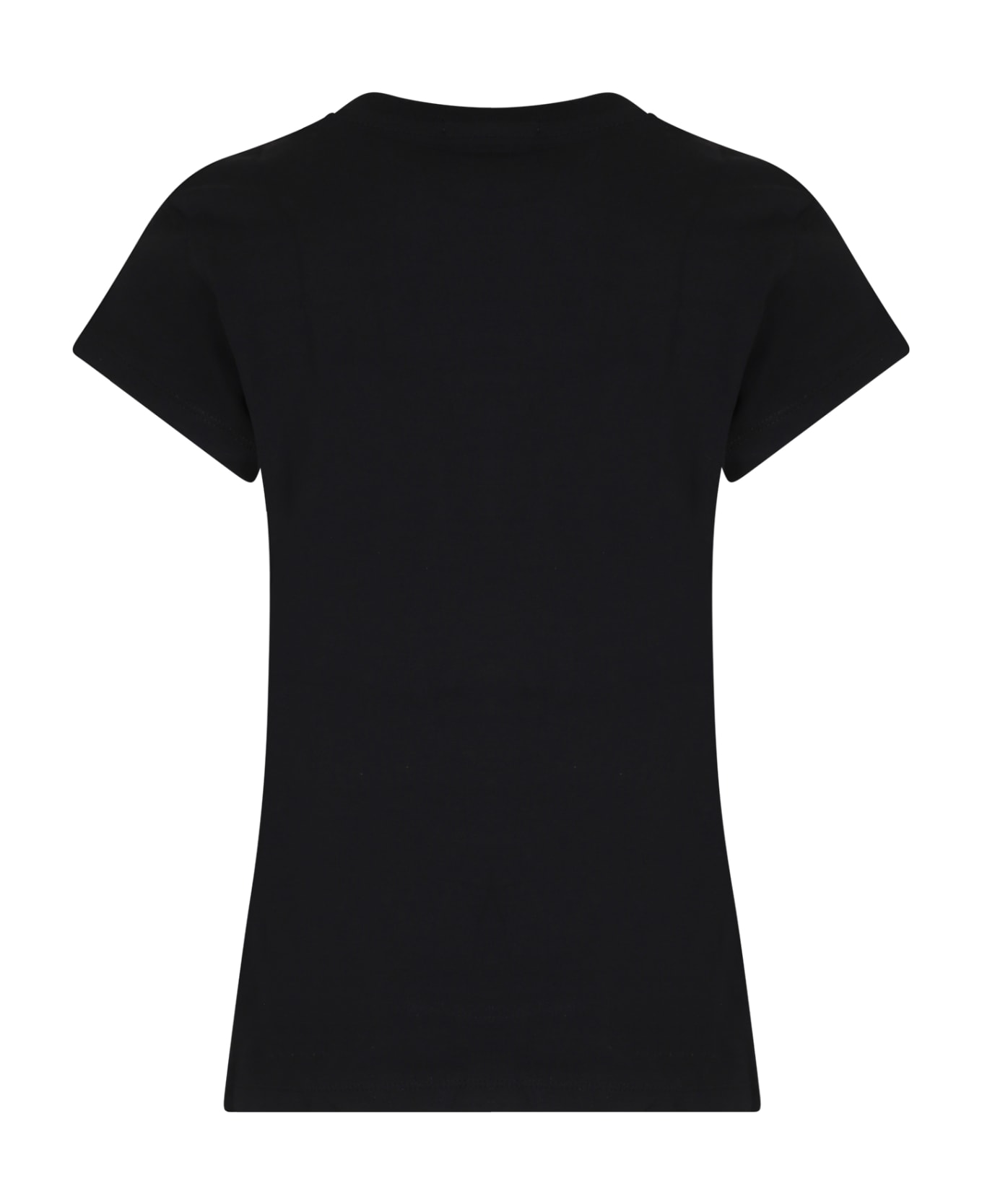 Calvin Klein Black T-shirt For Girl With Logo - Black