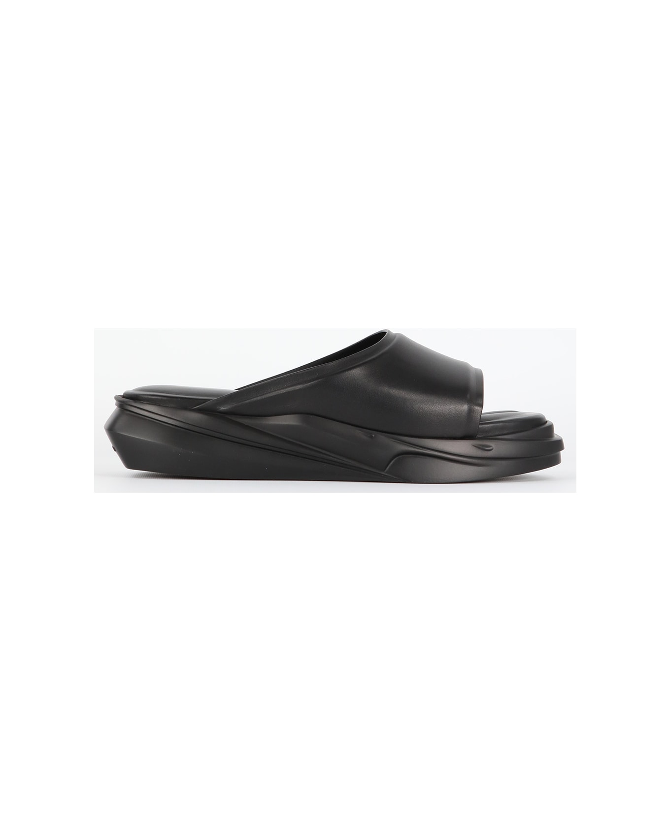 1017 ALYX 9SM Black Leather Sandals | italist