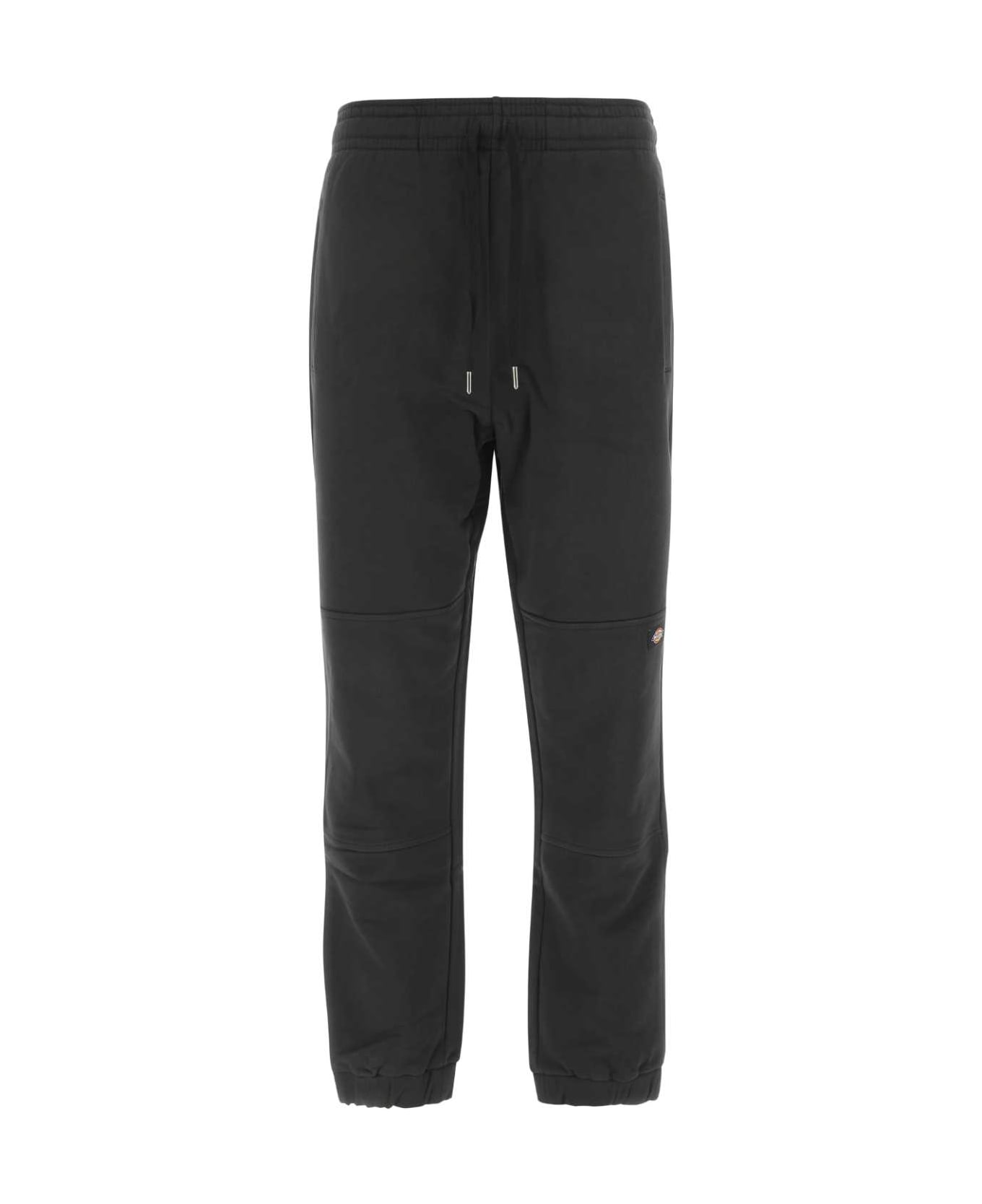 Dickies Black Cotton Blend Bienville Joggers - BLK1 ボトムス