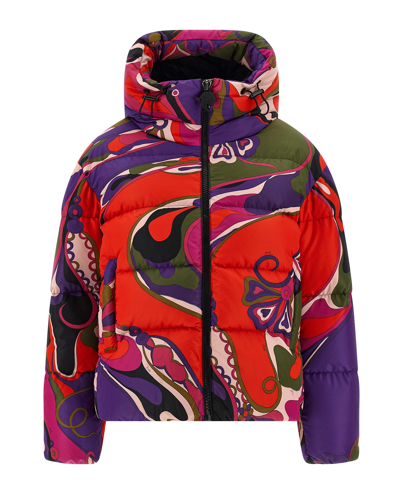 Pucci 
orchidee
 Down Jacket - PURPLE/ORANGE