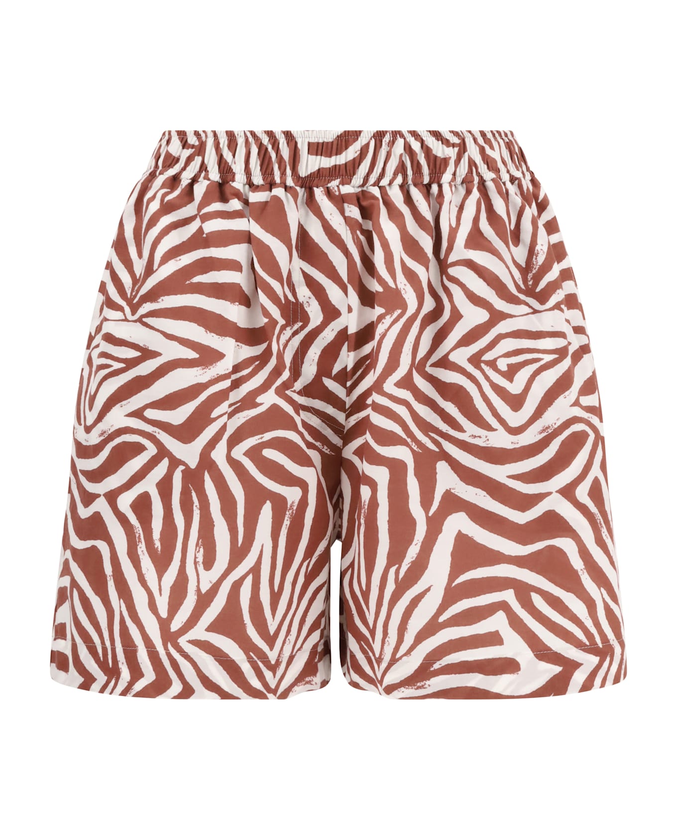 Brunello Cucinelli Zebra Patterned Shorts