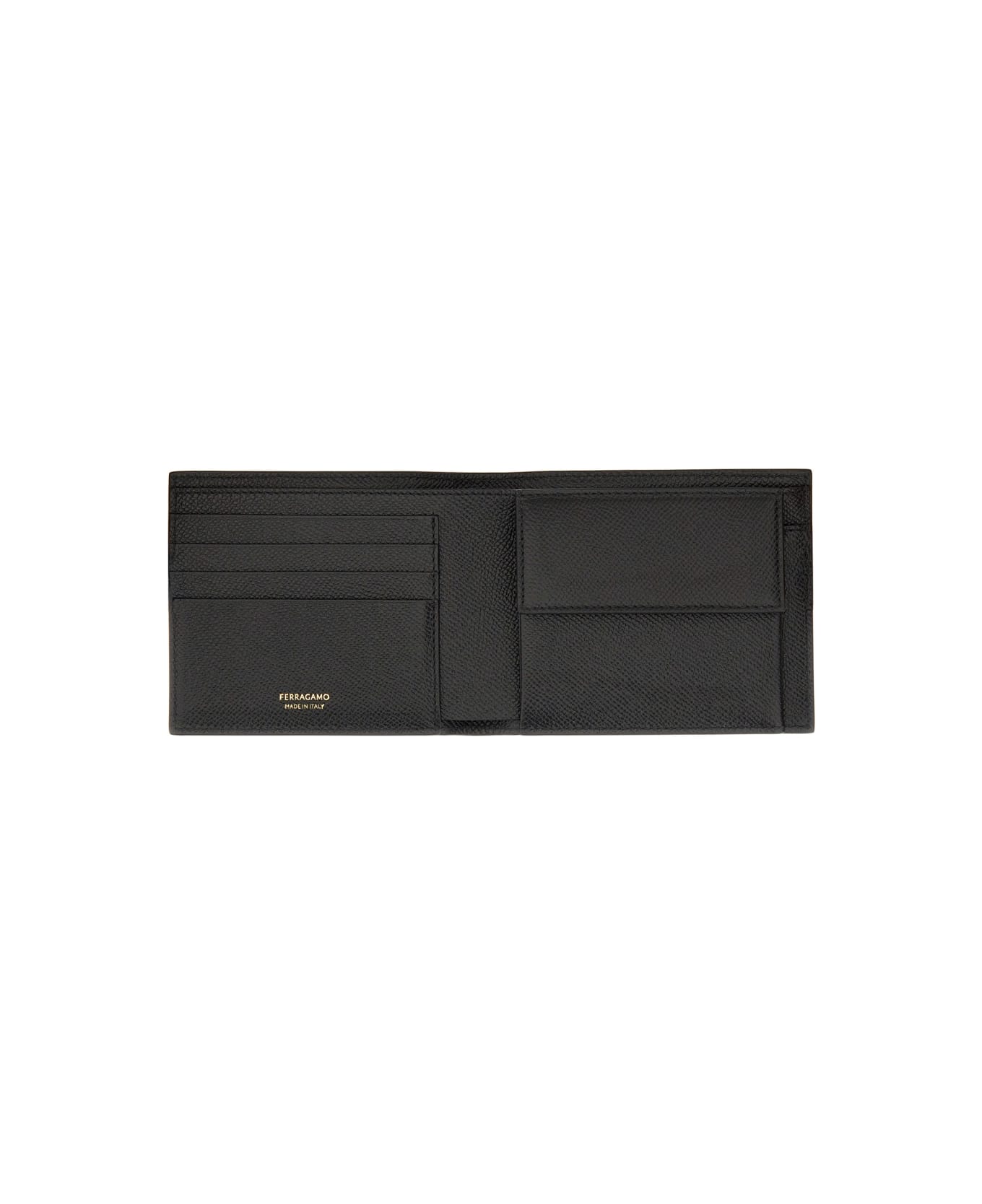 Ferragamo Gancini Wallet - BLACK