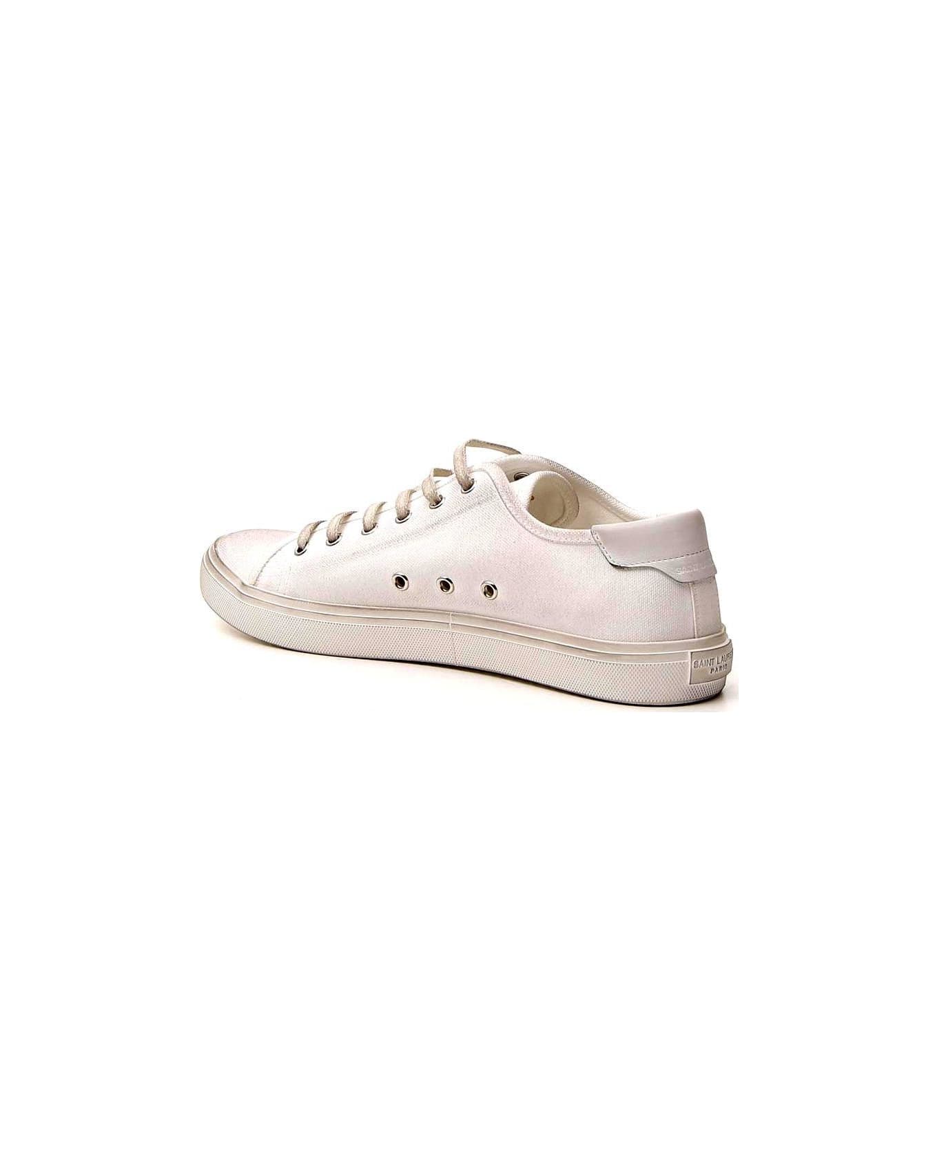 Saint Laurent Malibu Sneakers - Bianco
