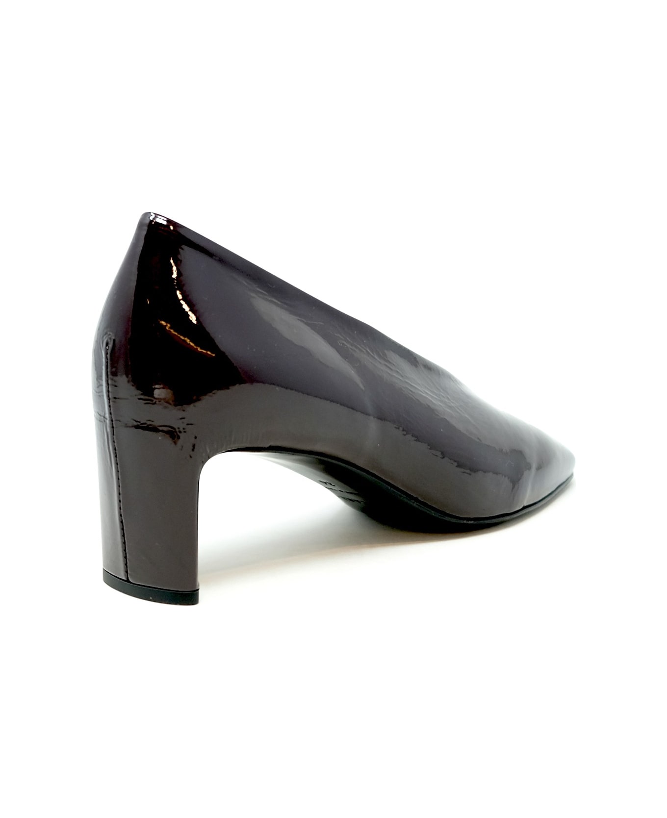 Del Carlo Roberto Del Carlo Patent Leather Pumps - BROWN