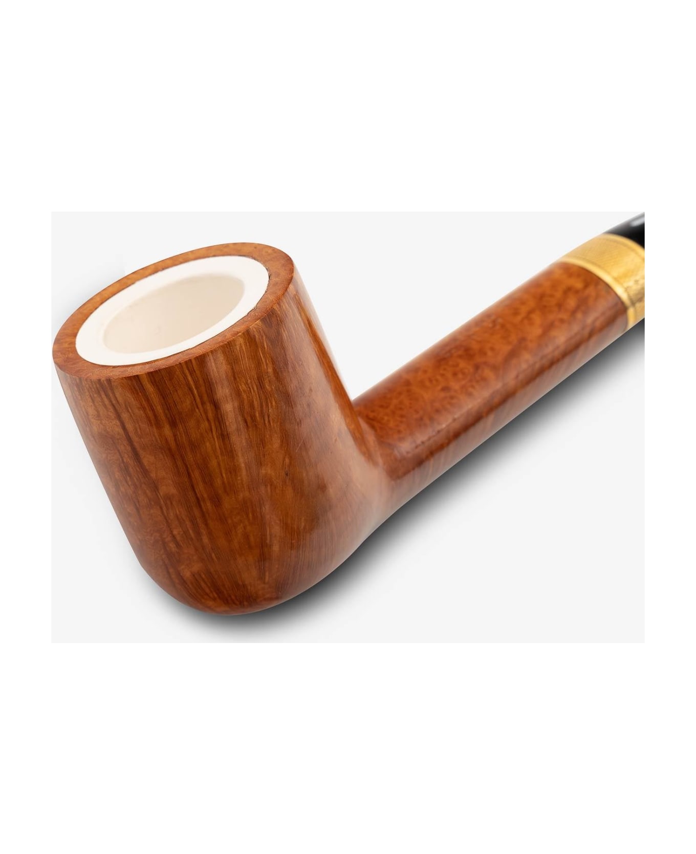 Larusmiani Pipe With Gold Ring  - Neutral