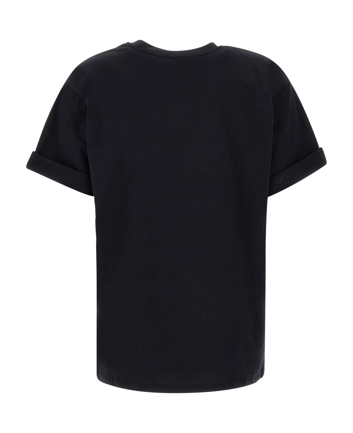 Elisabetta Franchi Cotton T-shirt - BLACK