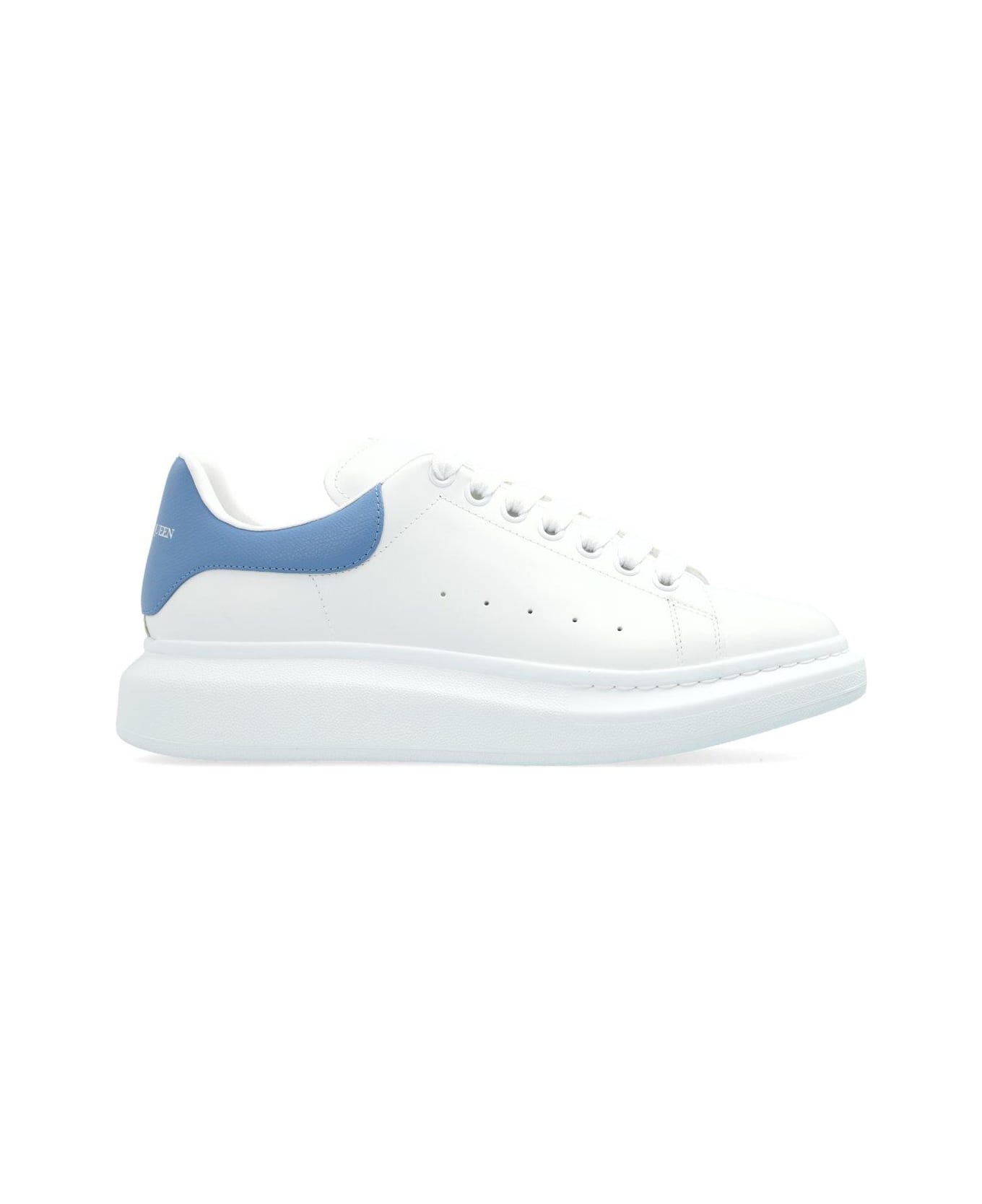 Alexander McQueen Low-top Round-toe Sneakers - White