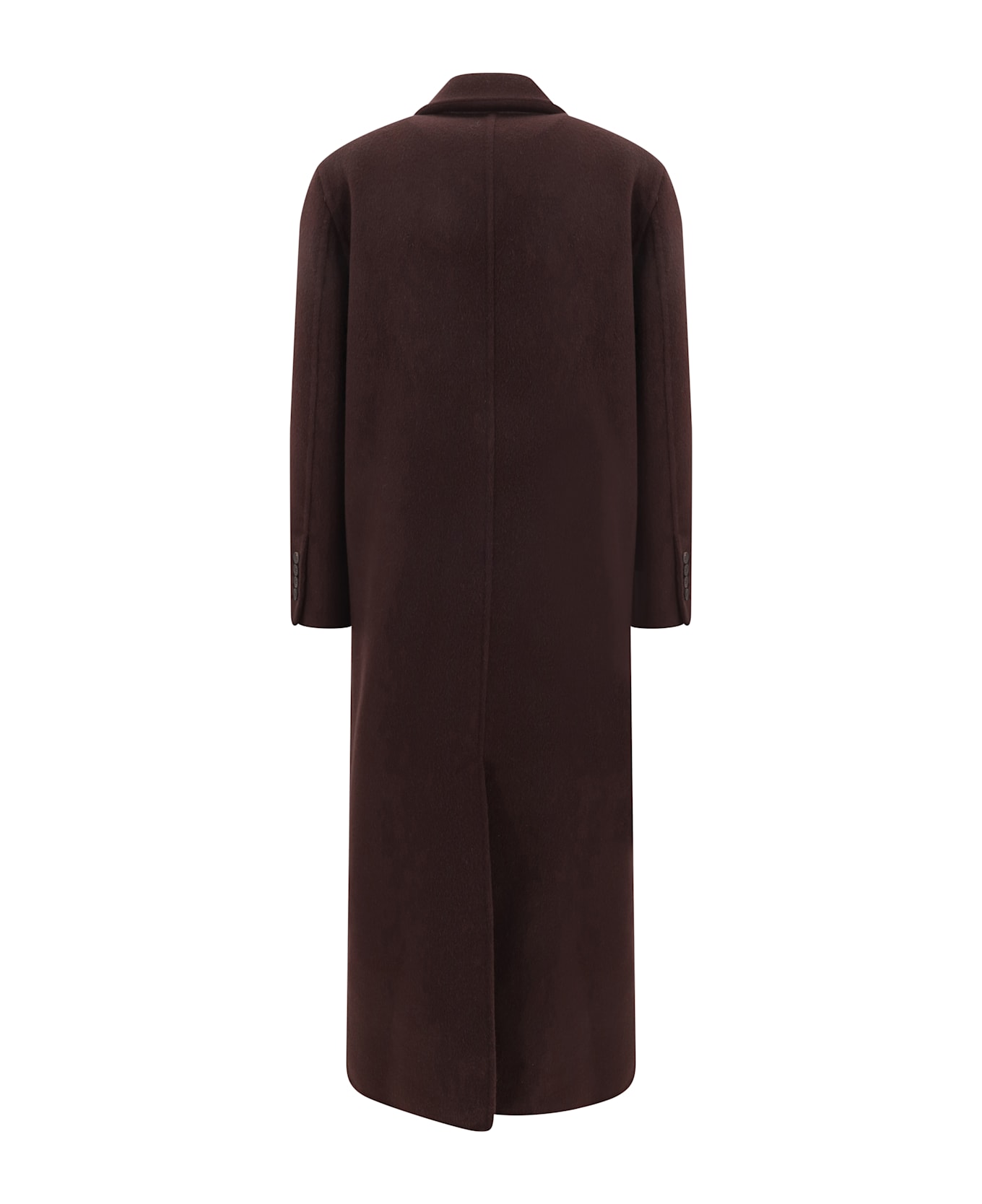 Brunello Cucinelli Long Cashmere Coat - Bordeaux