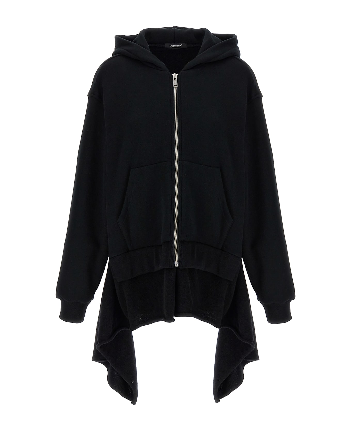 Undercover Jun Takahashi Two-material Hoodie - Black  