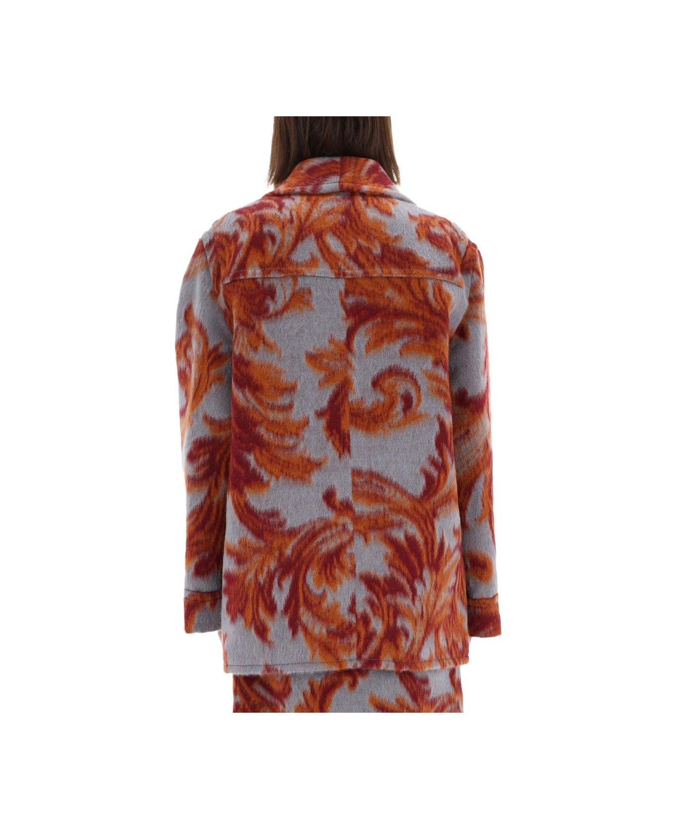 Etro Wool Blend Coat - MULTICOLOUR