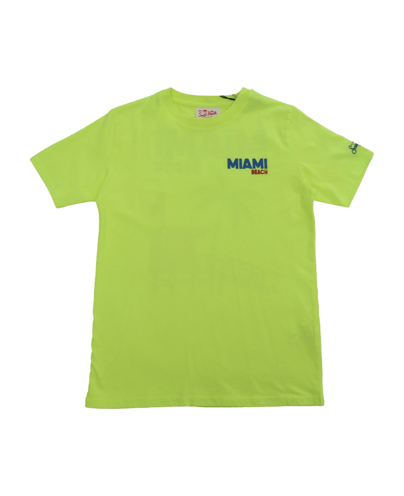 MC2 Saint Barth Lime Green T-shirt - MULTICOLOR
