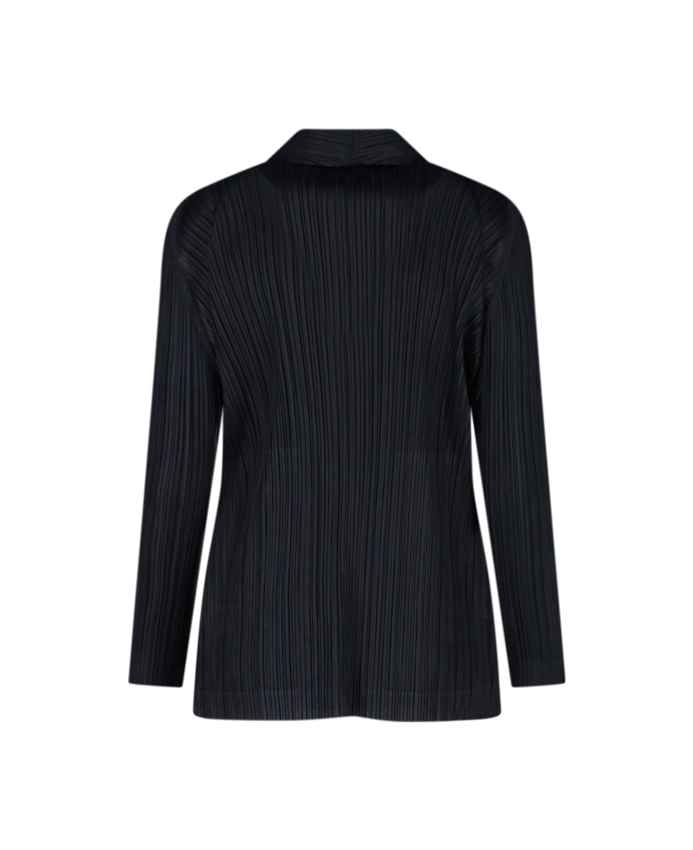 Pleats Please Issey Miyake 'plissè' Single-breasted Blazer - BLACK ブレザー