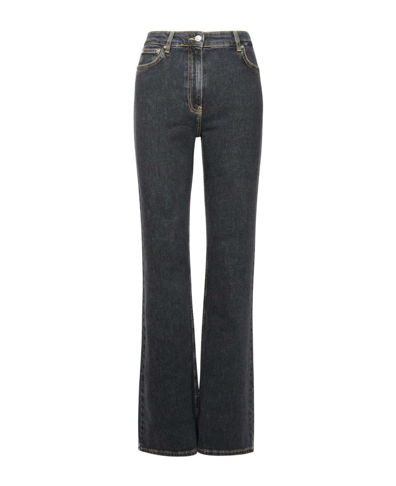 M05CH1N0 Jeans Jeans High Wiast Denim Jeans - Black
