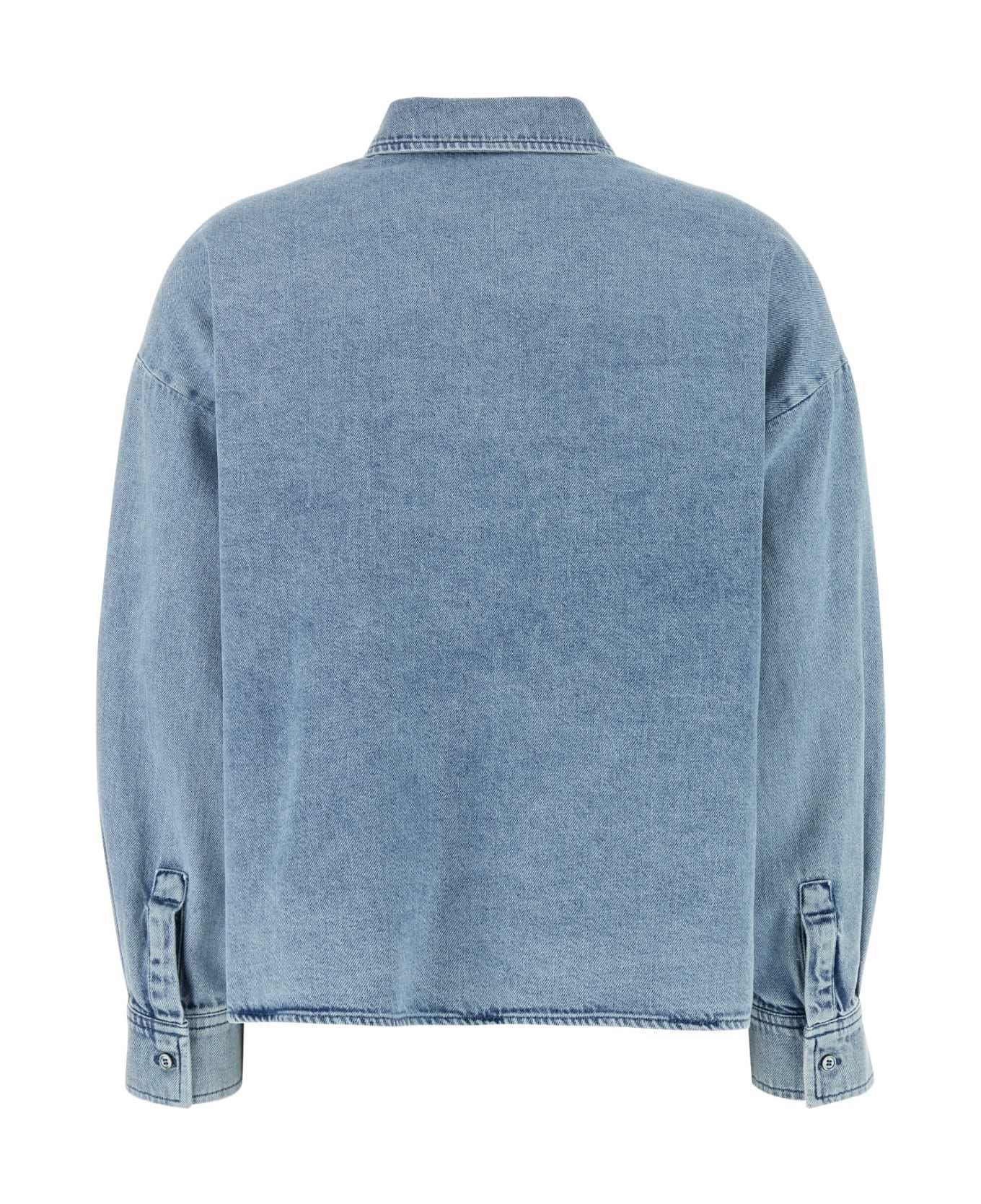 Weekend Max Mara Denim Zemira Shirt - CHIAROMARMORIZATO