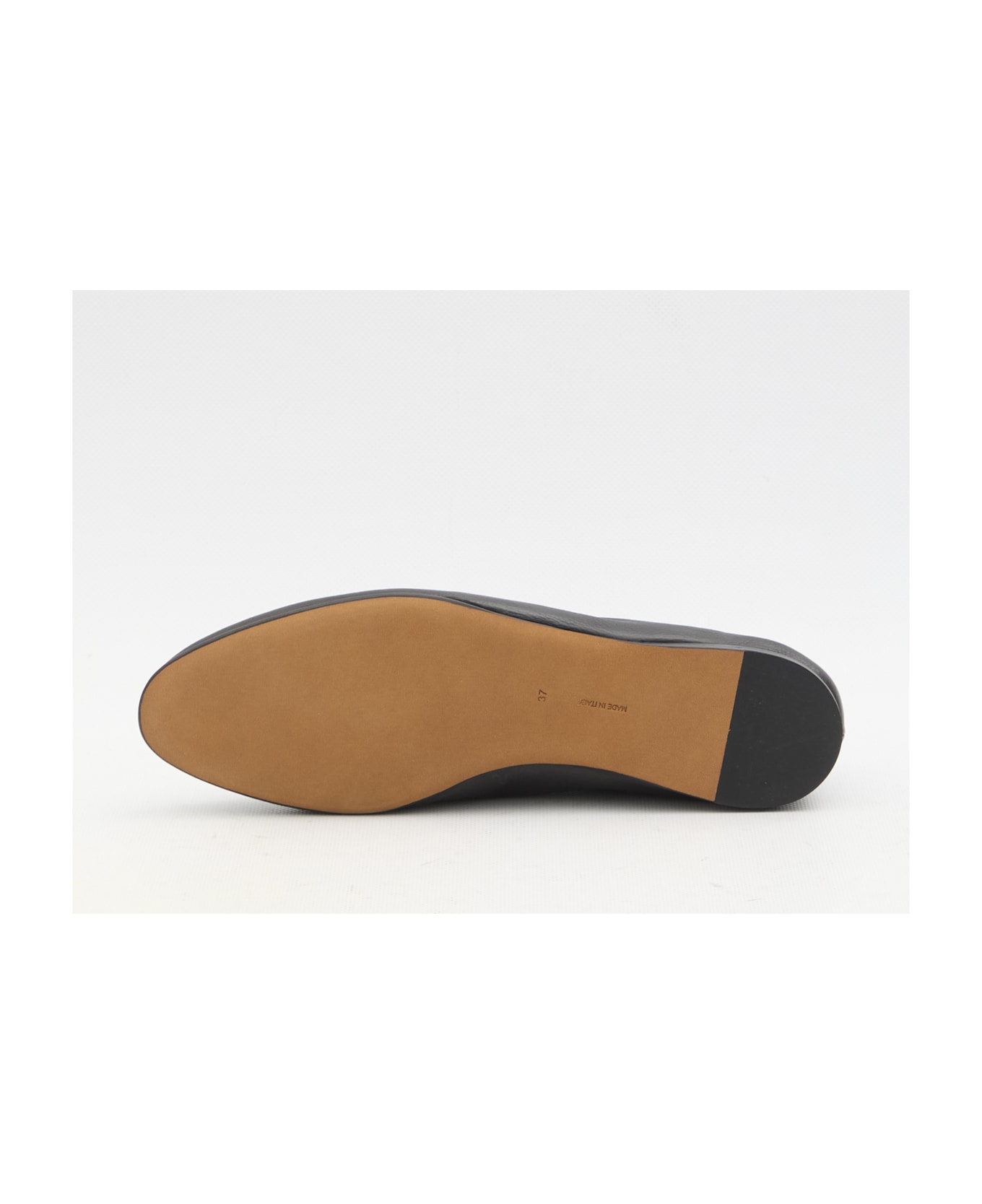 The Row Awar Flat Loafers - BLACK