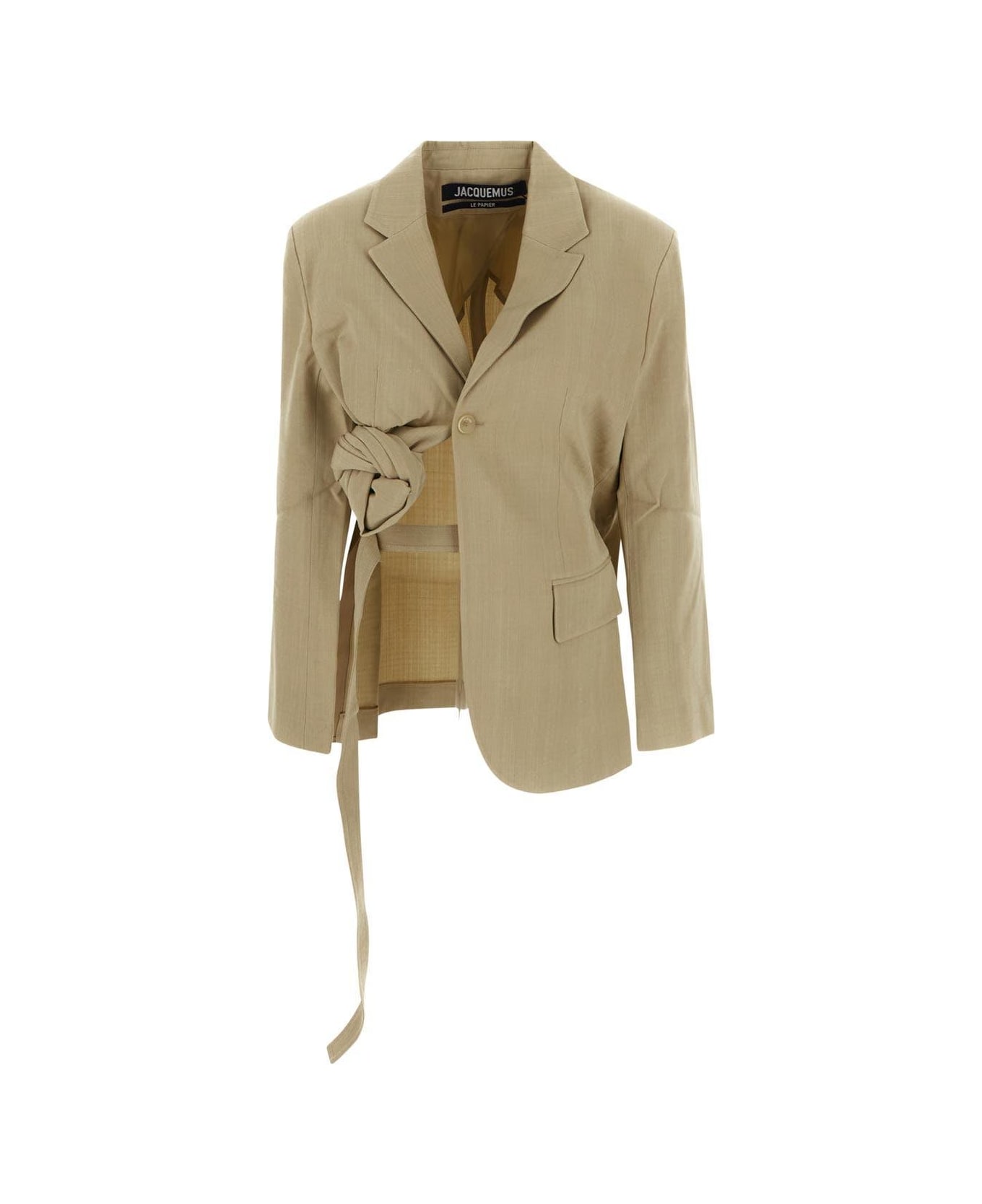 Jacquemus La Veste Baccala - BEIGE