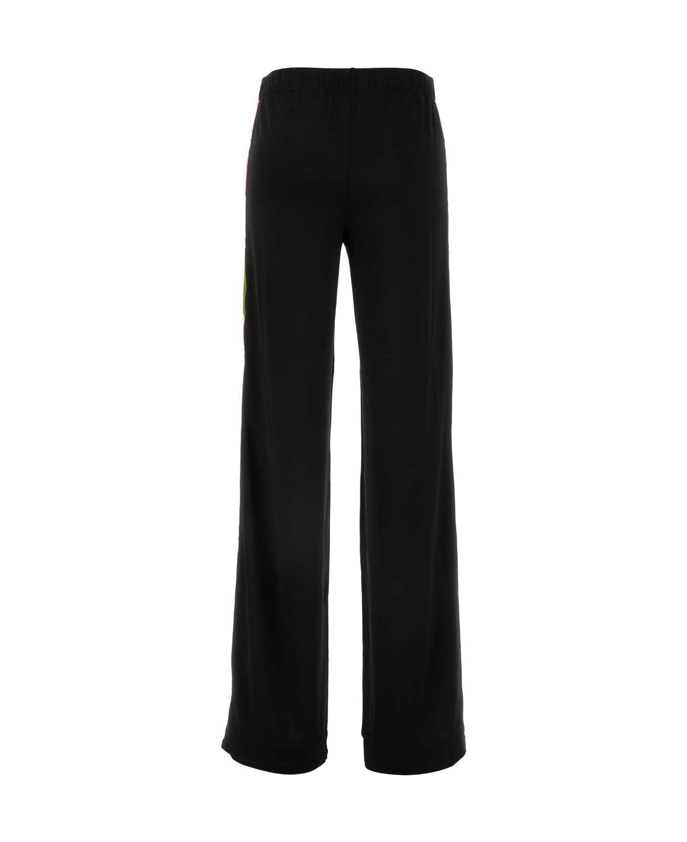Pucci Black Stretch Viscose Pant - NERO