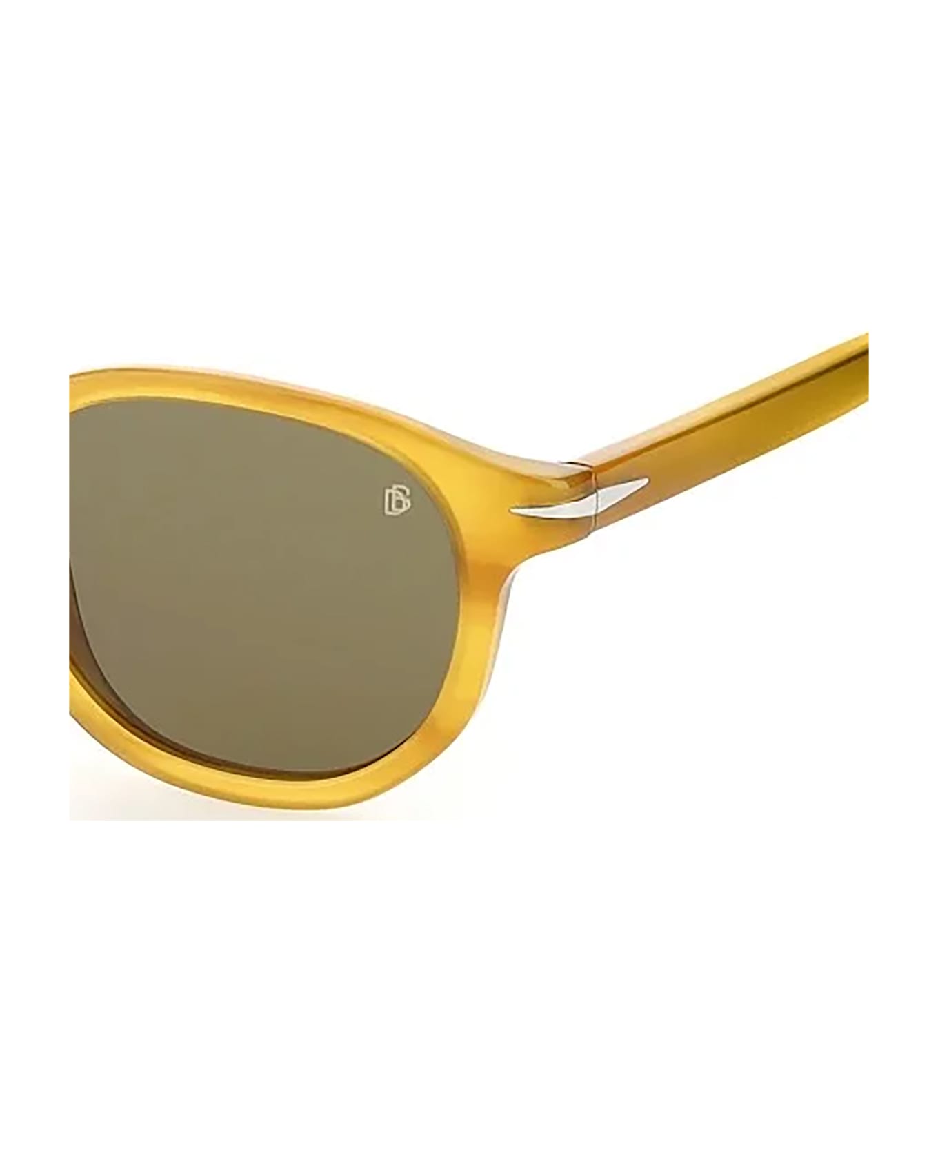DB Eyewear by David Beckham DB 1007/S Sunglasses - L/qt Yellow Horn
