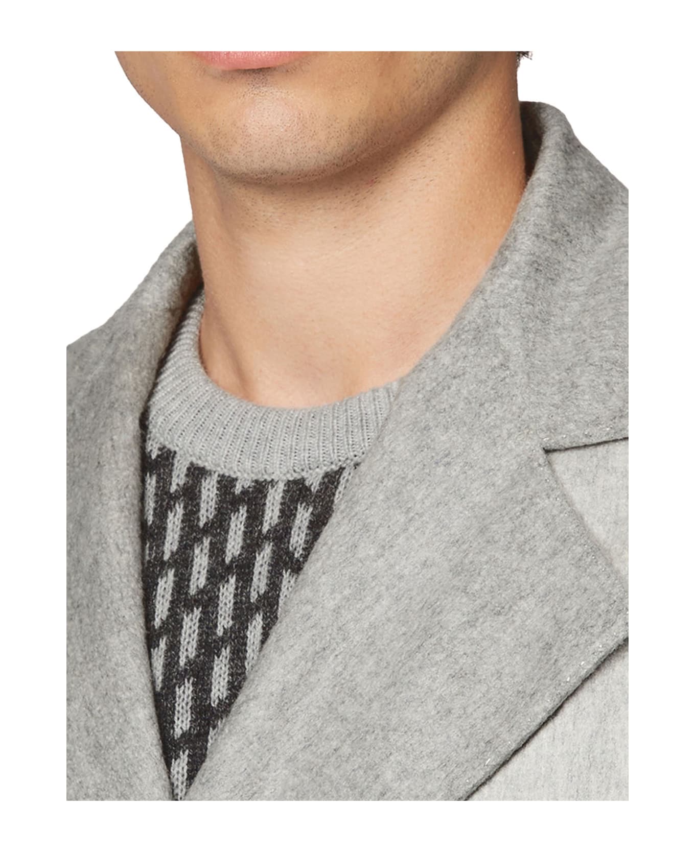 Kiton Outdoor Jacket Cashmere - LIGHT GREY