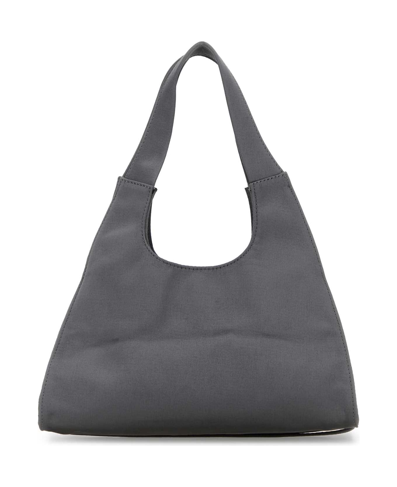 Gimaguas Grey Satin Mini Maria Shoulder Bag - SILVER