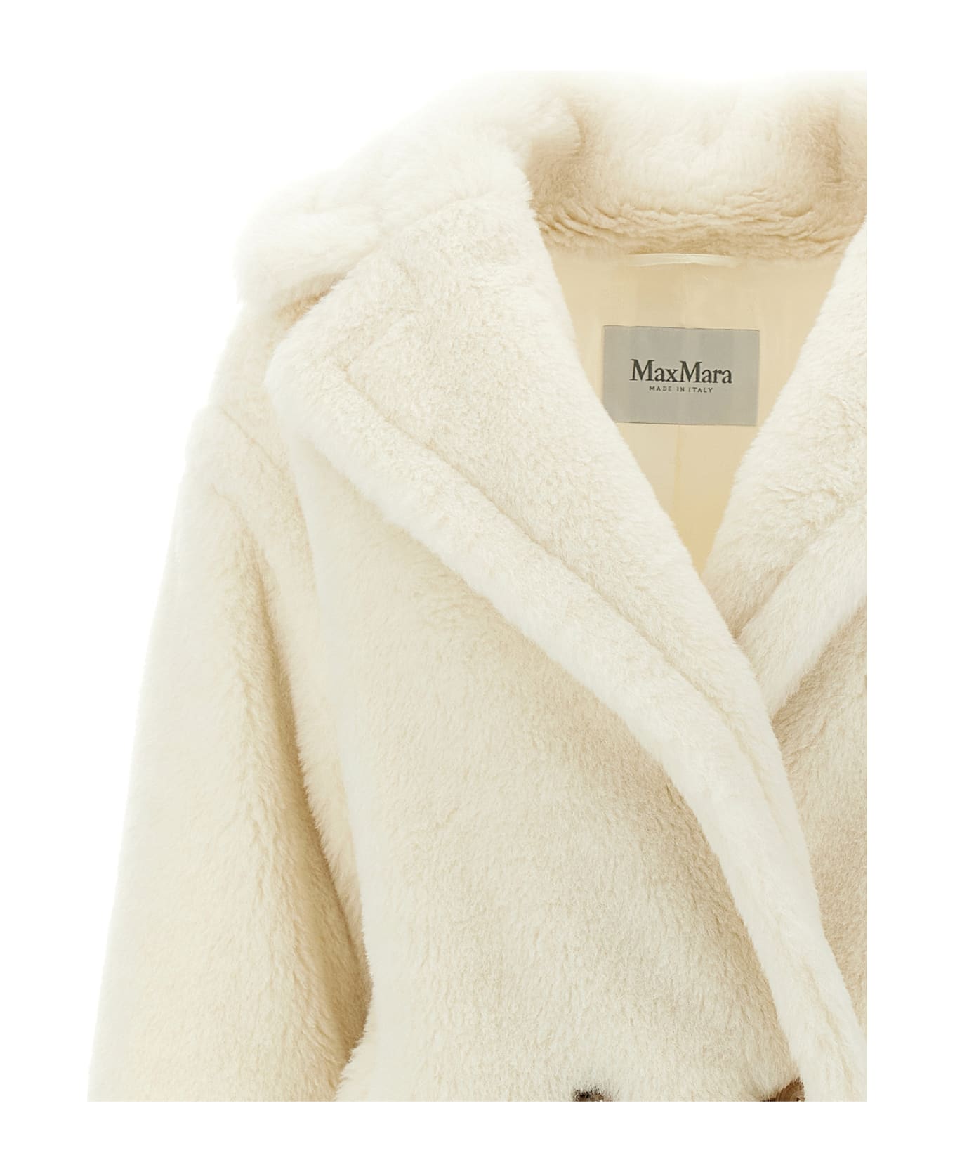 Max Mara 'teddy Bear Icon' Coat - White