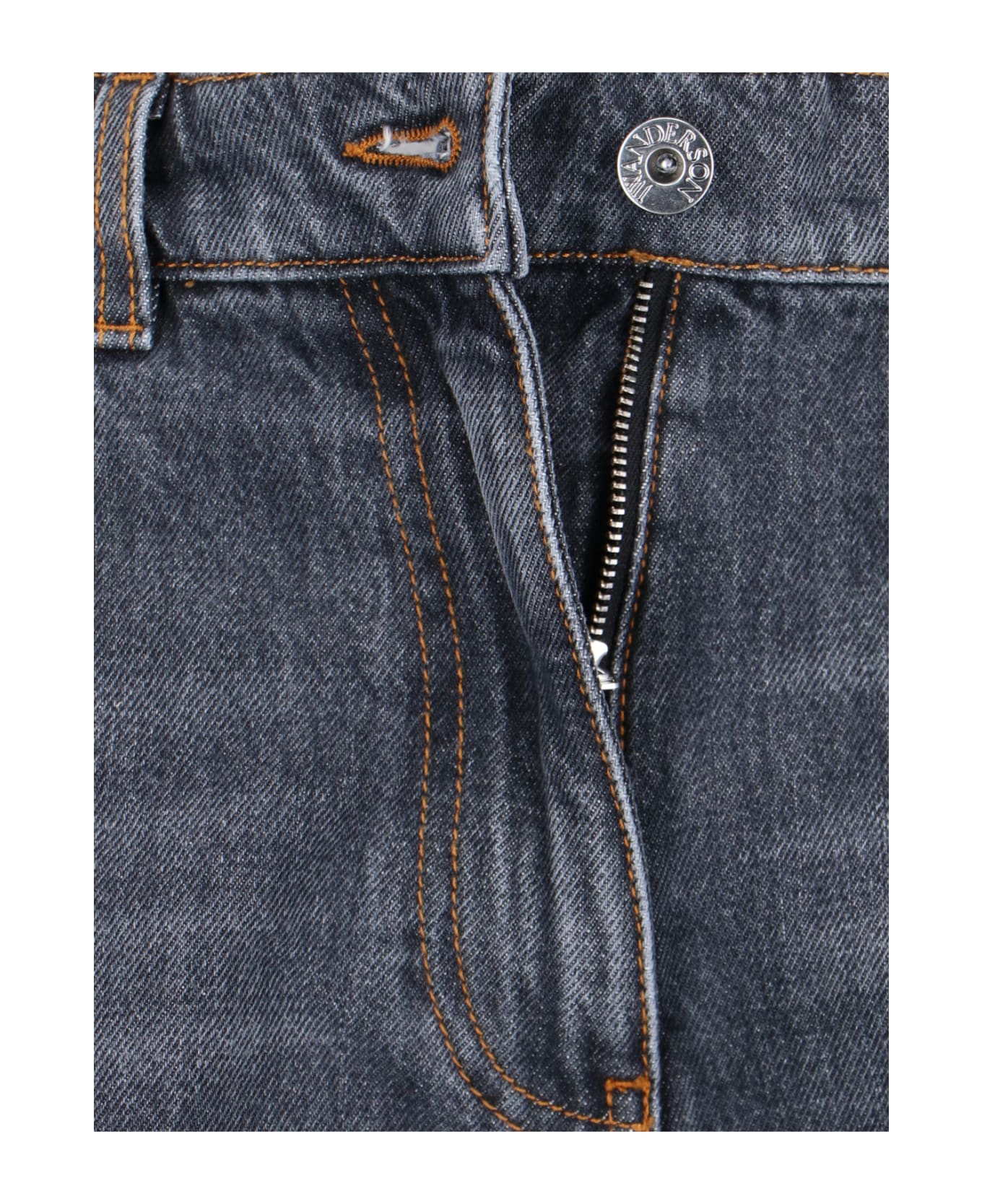 J.W. Anderson Straight Jeans - Black  
