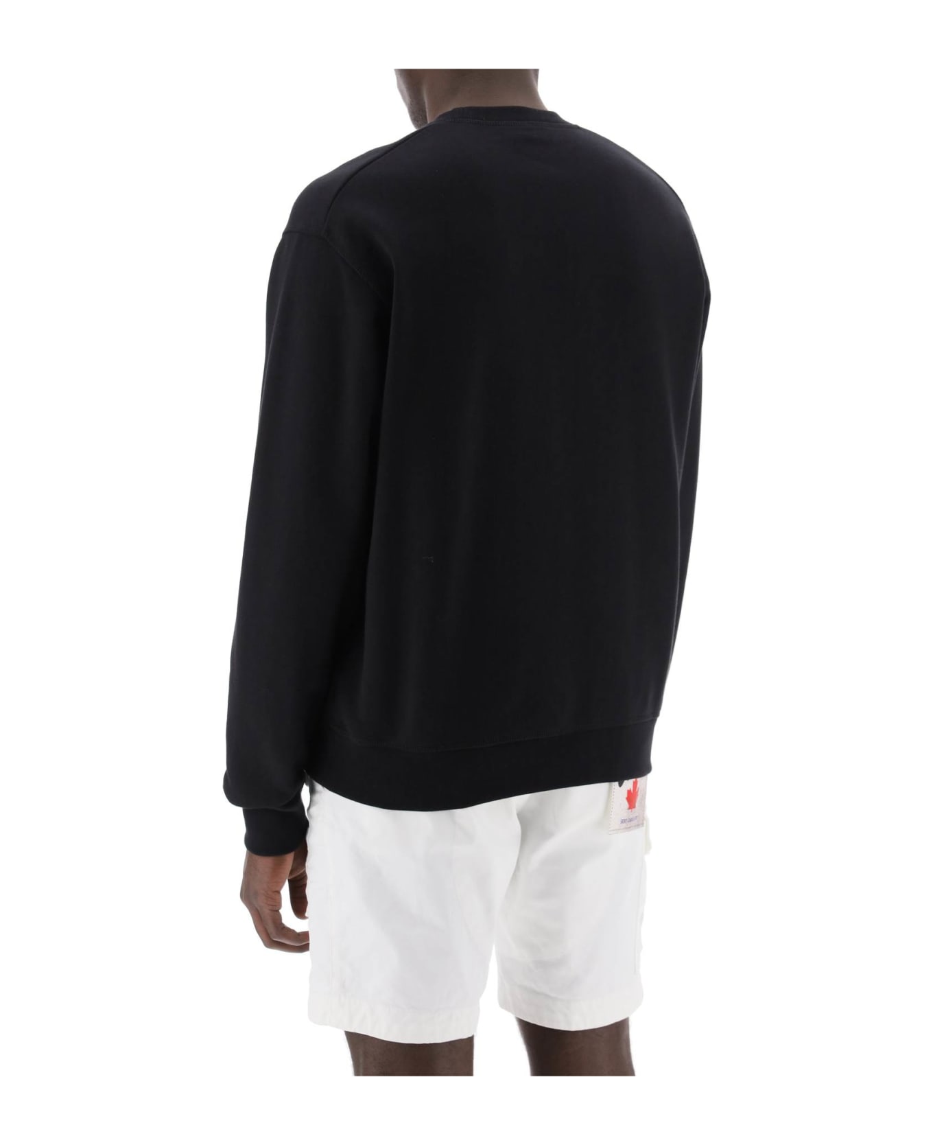 Dsquared2 Cool Fit Printed Sweatshirt - Black フリース