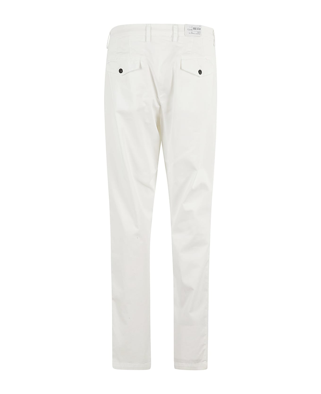 Eleventy Pantalone Sartoriale Cotone Stretch - N Bianco
