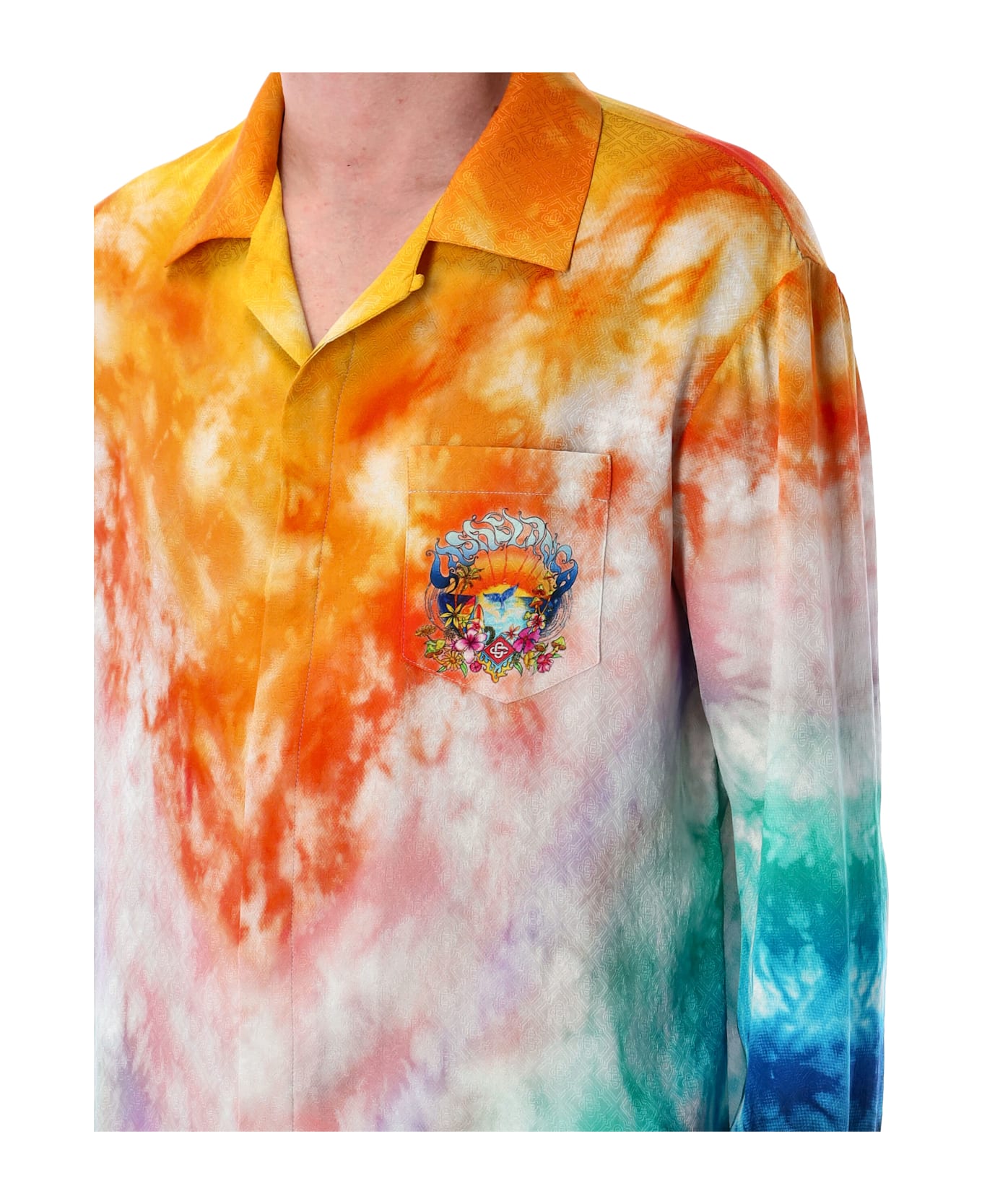 Casablanca Surf Trip Silk Shirt - MULTICOLOR