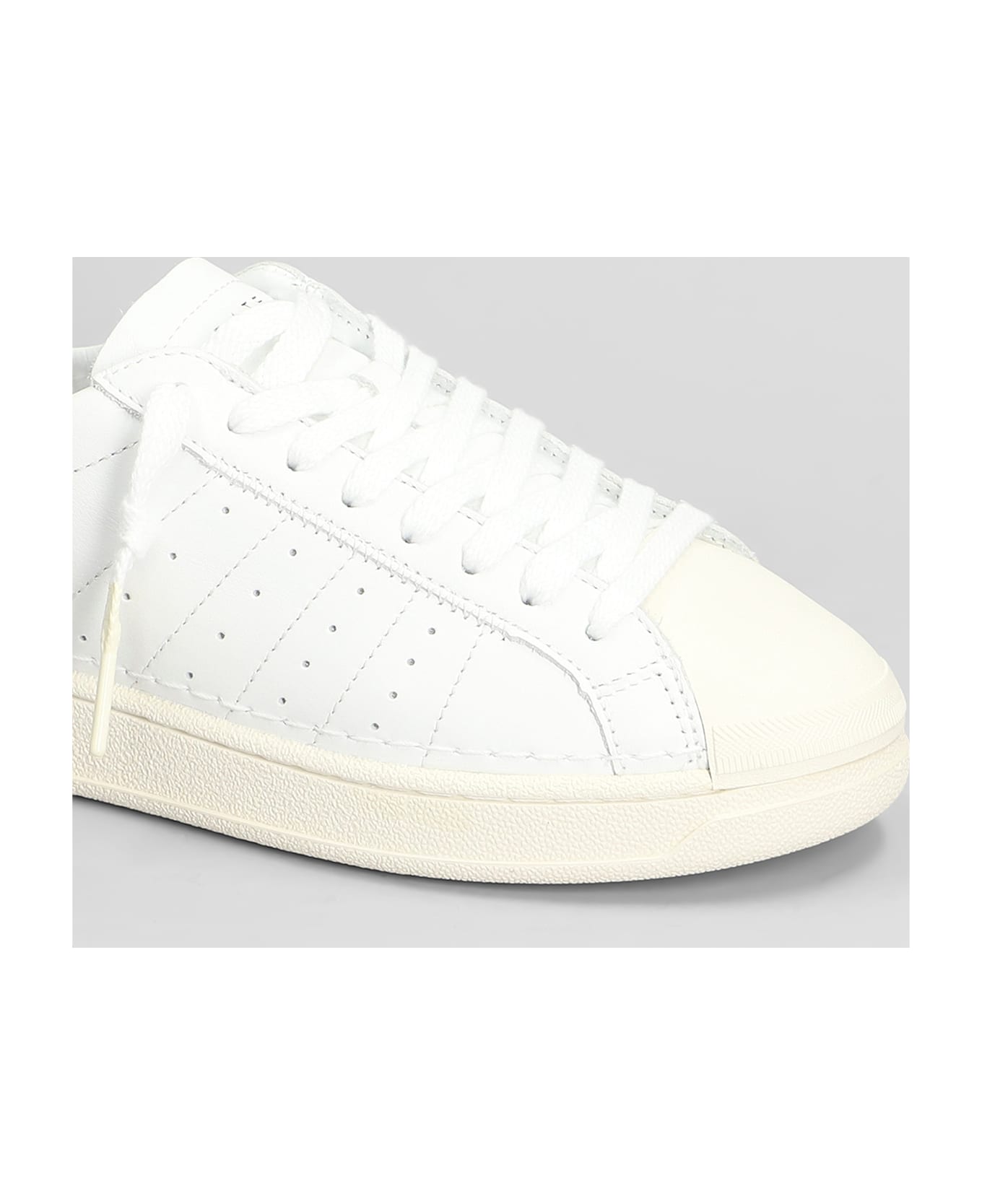 D.A.T.E. Base Sneakers In White Leather - white