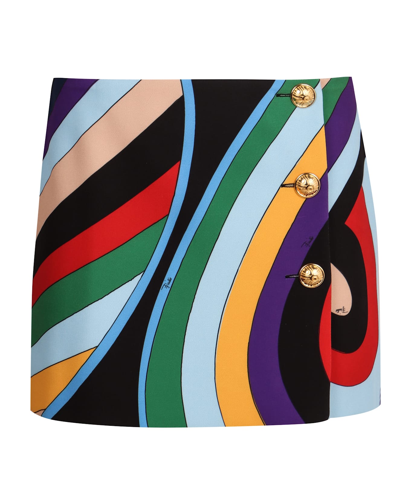 Pucci Printed Mini-skirt - VIOLAROSSO