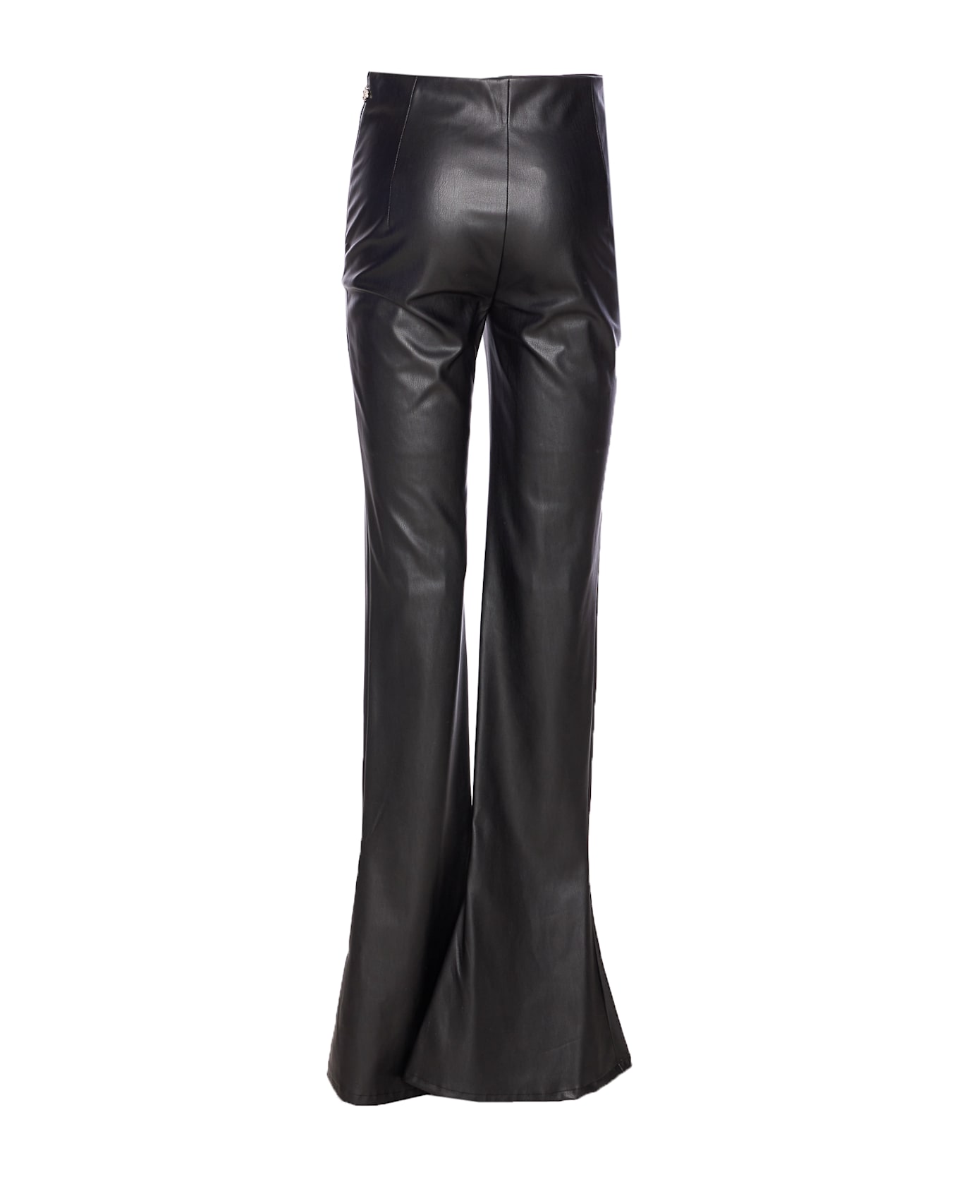 aniye by Faux Leather Trompette Carly Pants - Black