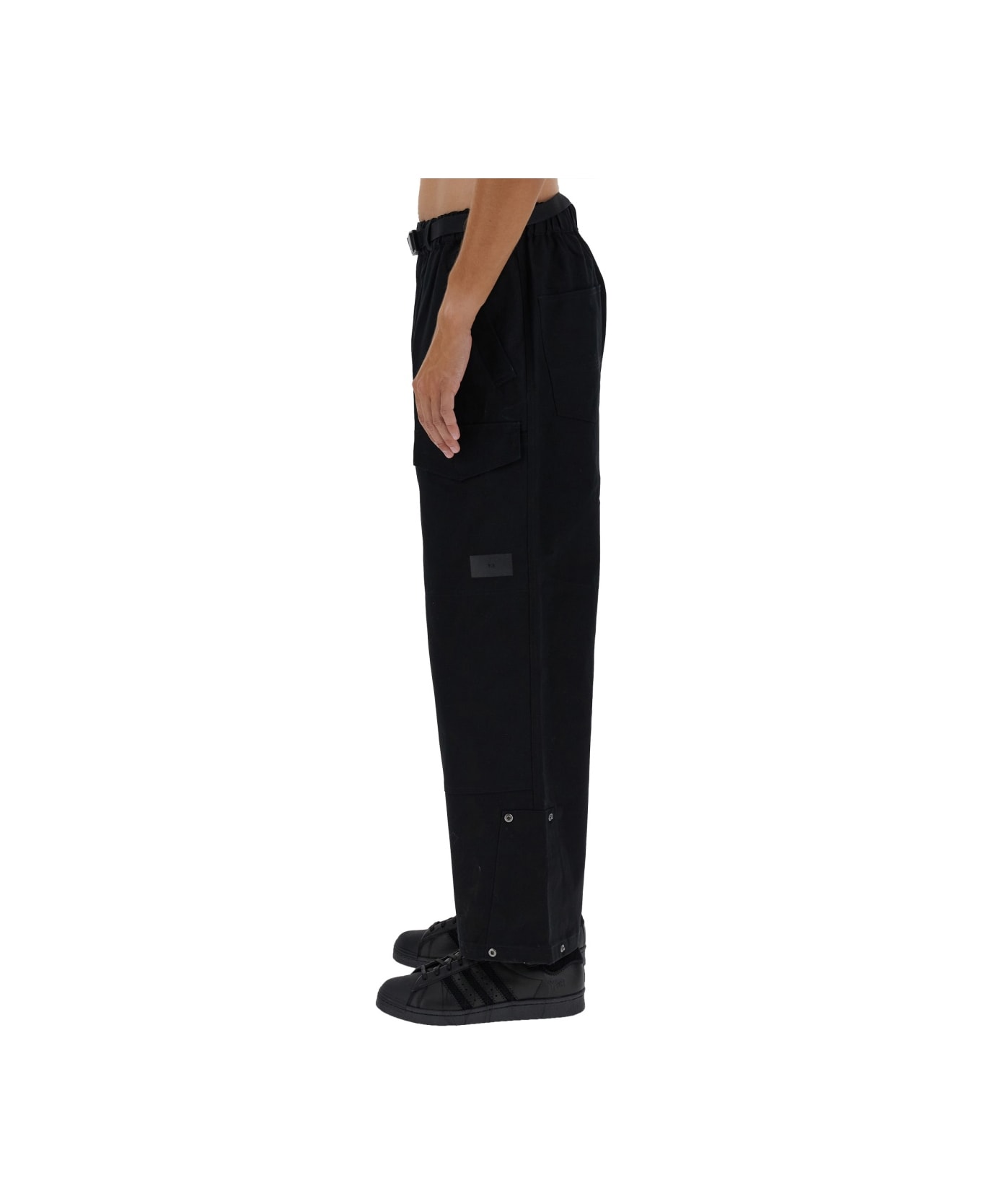 Y-3 Belted Pants - BLACK