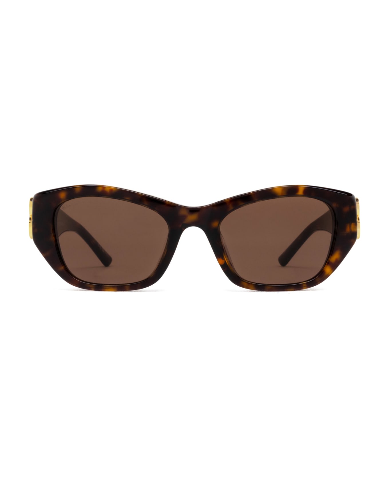 Balenciaga Eyewear Rectangular Frame Sunglasses Sunglasses - Tortoise