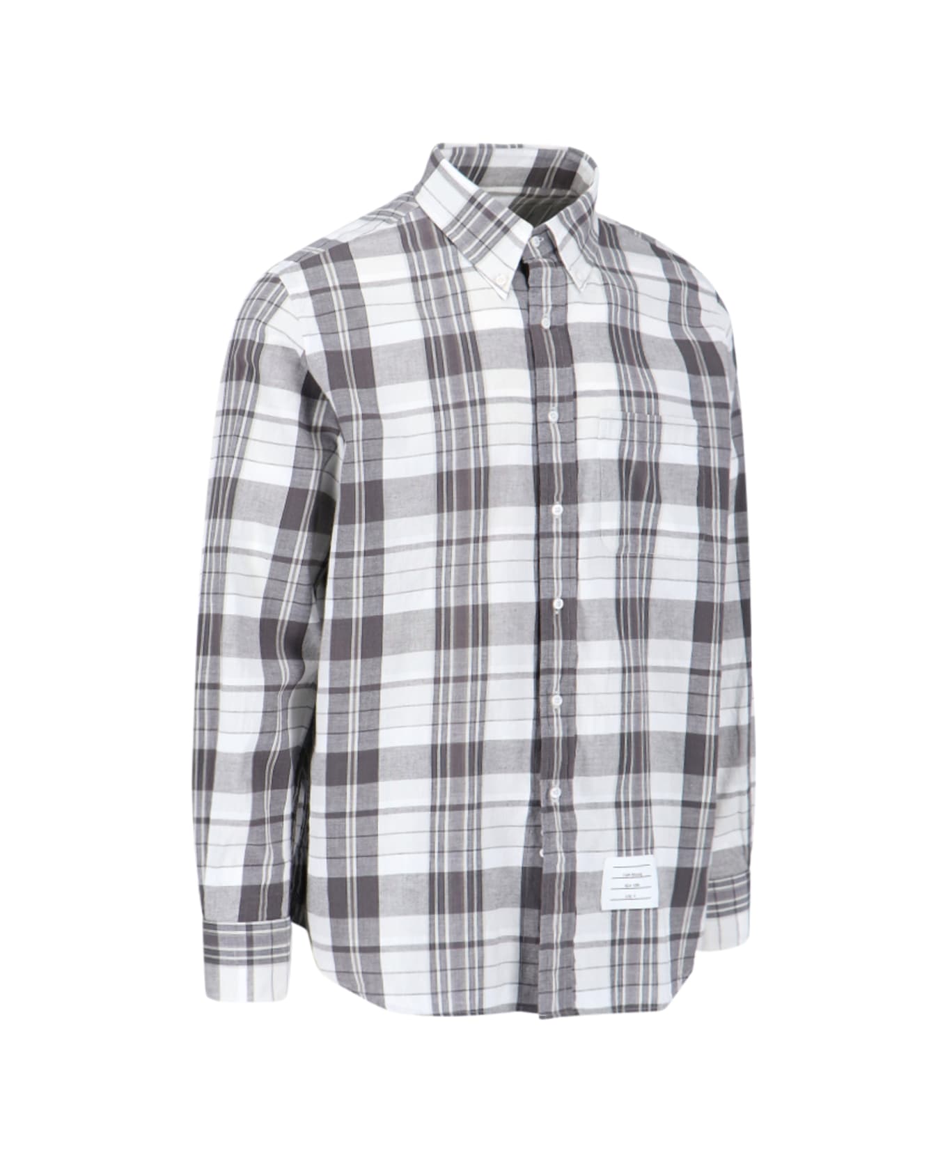 Thom Browne Checked Shirt - Grey シャツ