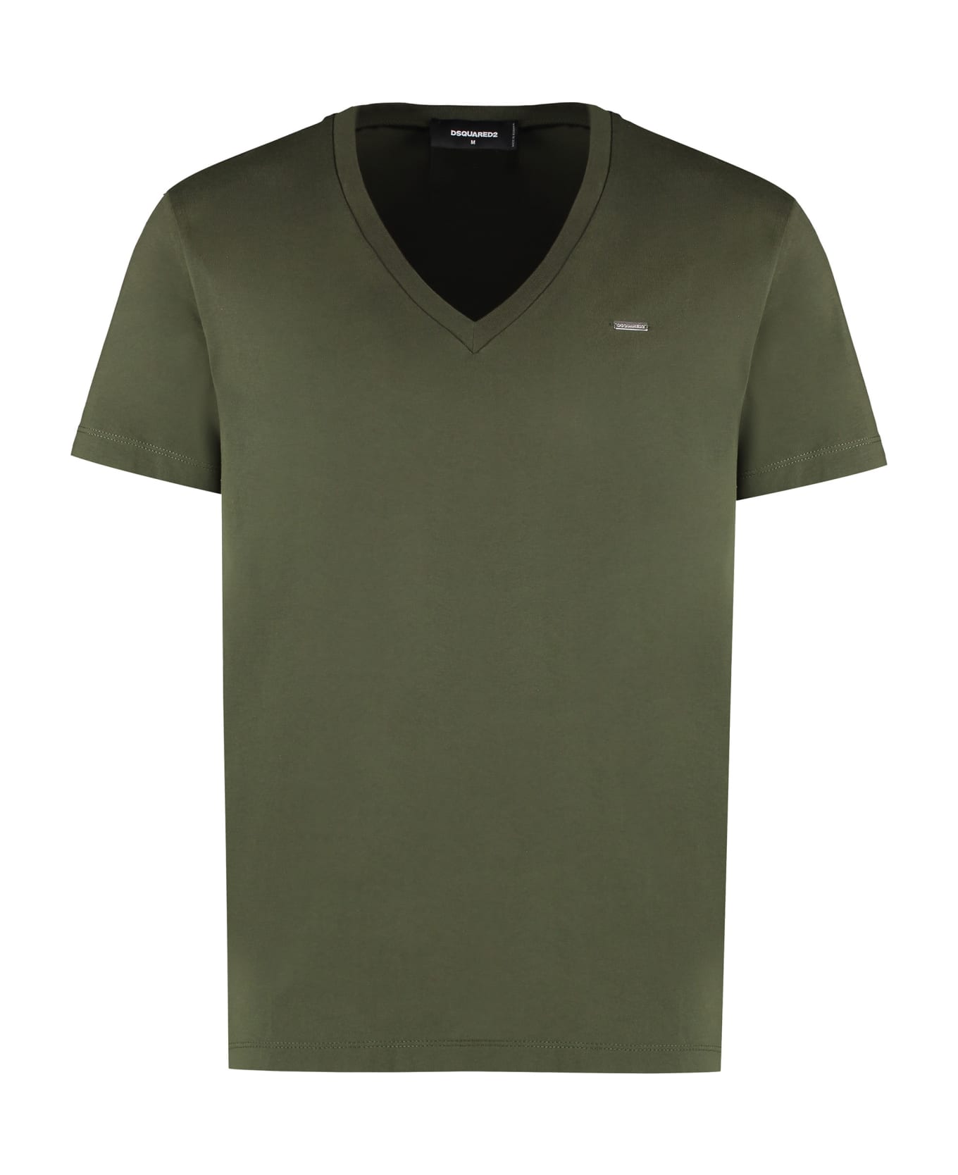 Dsquared2 Logo Cotton T-shirt - Military Green