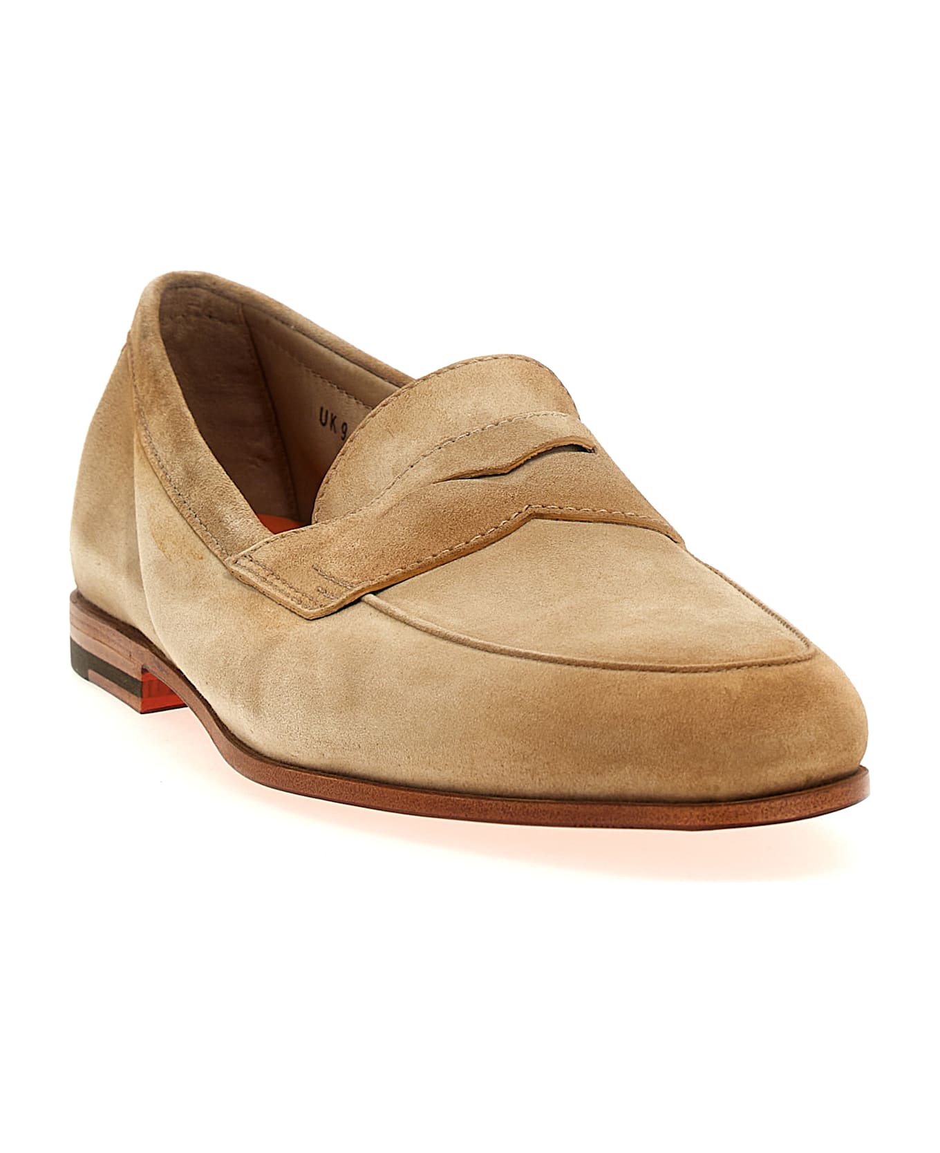 Santoni 'carlo' Loafers - Beige